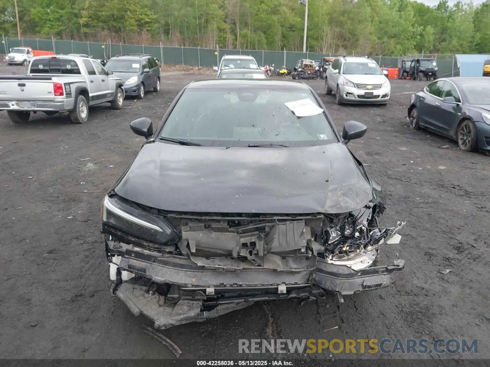 12 Photograph of a damaged car 2HGFE2F51NH605403 HONDA CIVIC 2022