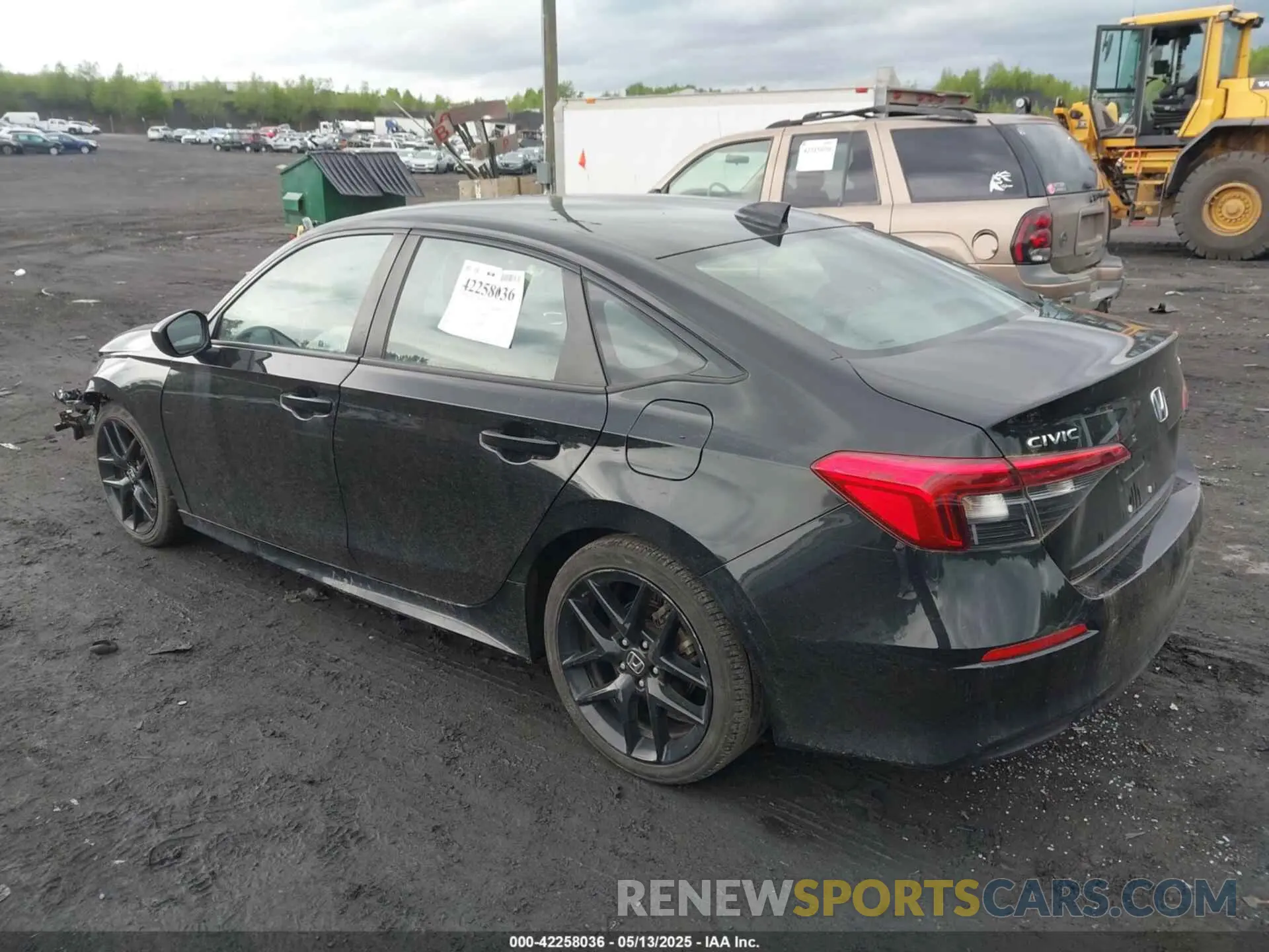 3 Photograph of a damaged car 2HGFE2F51NH605403 HONDA CIVIC 2022