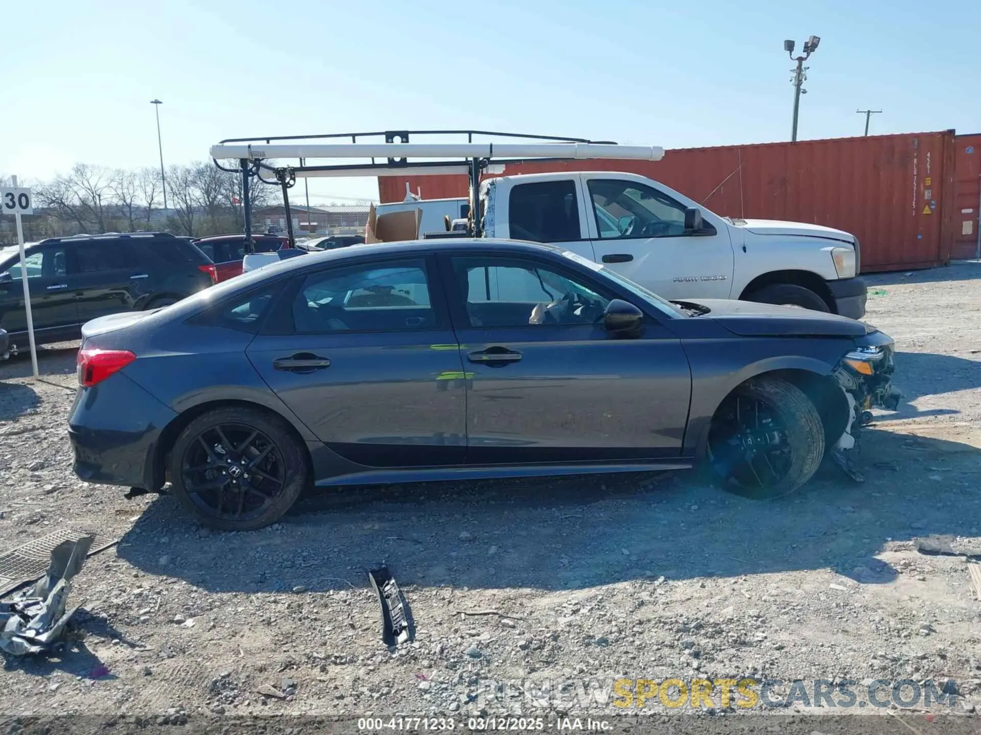 12 Photograph of a damaged car 2HGFE2F51NH605868 HONDA CIVIC 2022