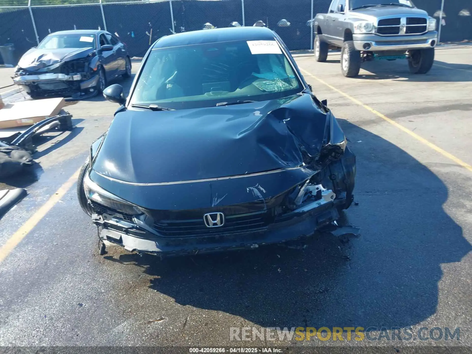 13 Photograph of a damaged car 2HGFE2F51NH606826 HONDA CIVIC 2022