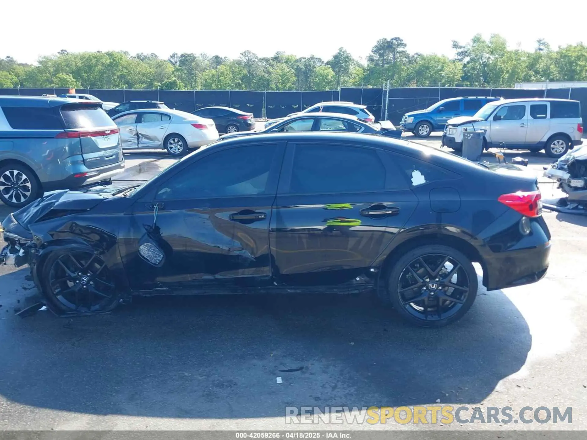 15 Photograph of a damaged car 2HGFE2F51NH606826 HONDA CIVIC 2022