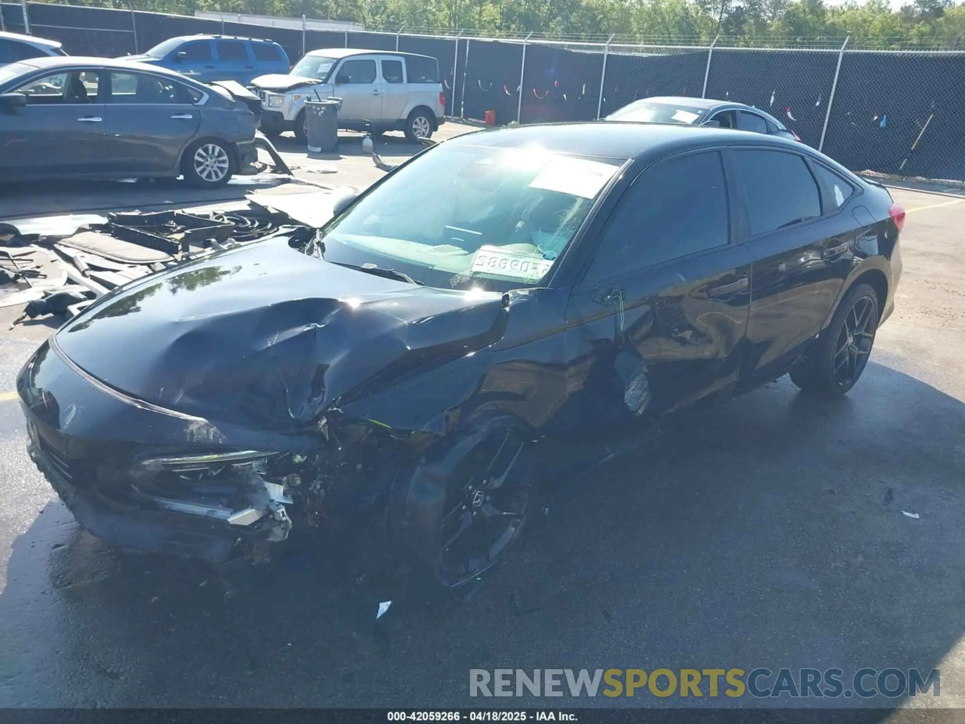 2 Photograph of a damaged car 2HGFE2F51NH606826 HONDA CIVIC 2022