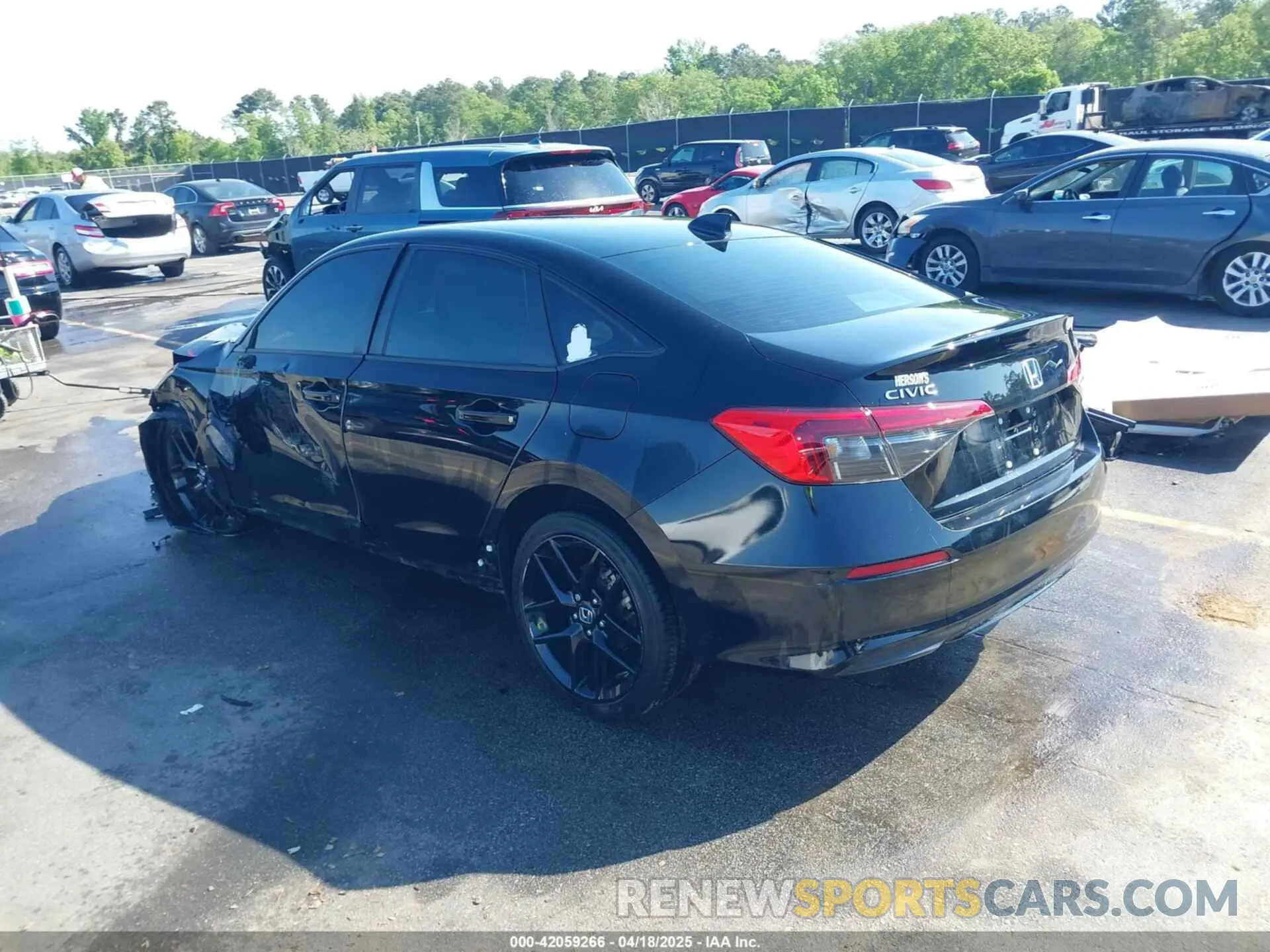 3 Photograph of a damaged car 2HGFE2F51NH606826 HONDA CIVIC 2022