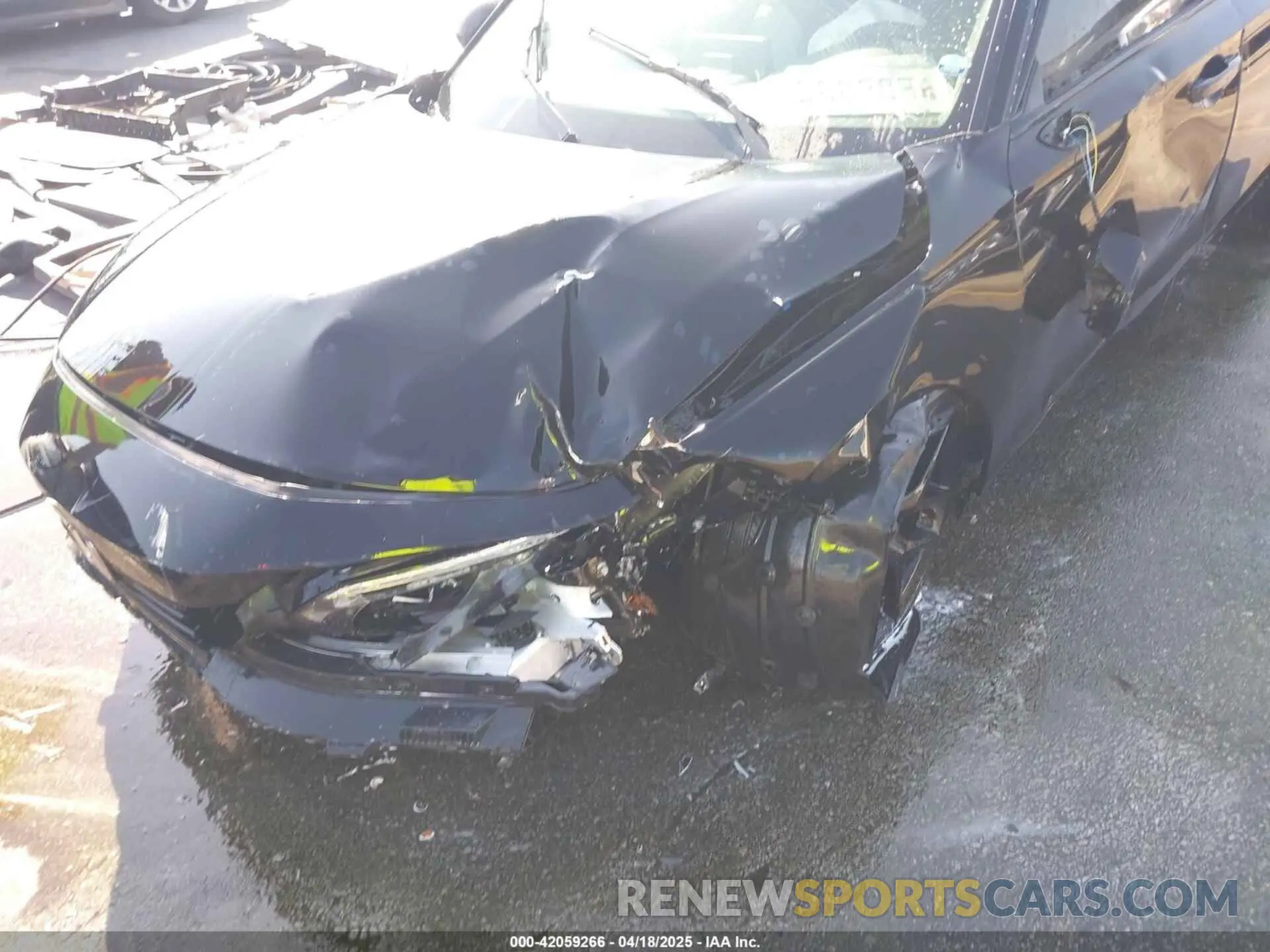 6 Photograph of a damaged car 2HGFE2F51NH606826 HONDA CIVIC 2022