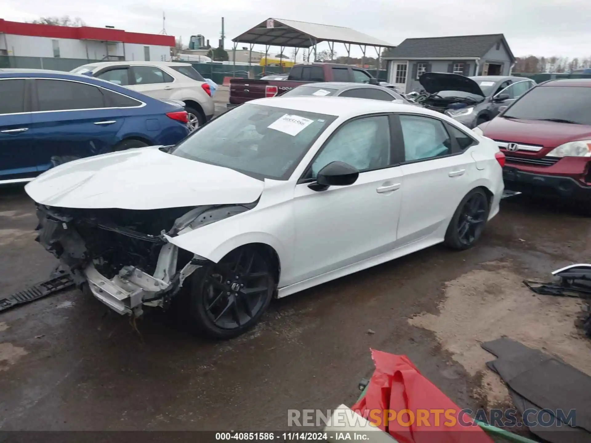 2 Photograph of a damaged car 2HGFE2F52NH501406 HONDA CIVIC 2022