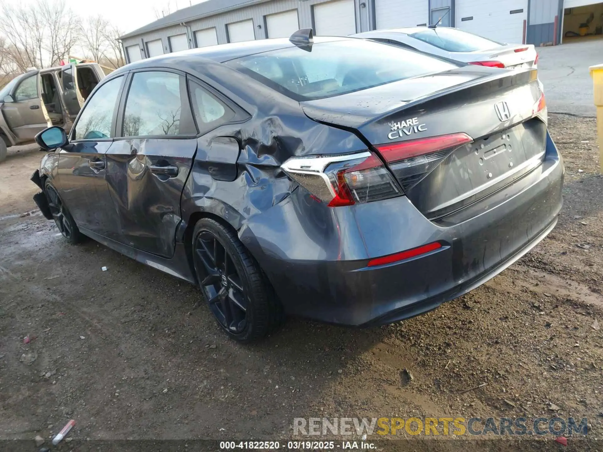 3 Photograph of a damaged car 2HGFE2F52NH509781 HONDA CIVIC 2022