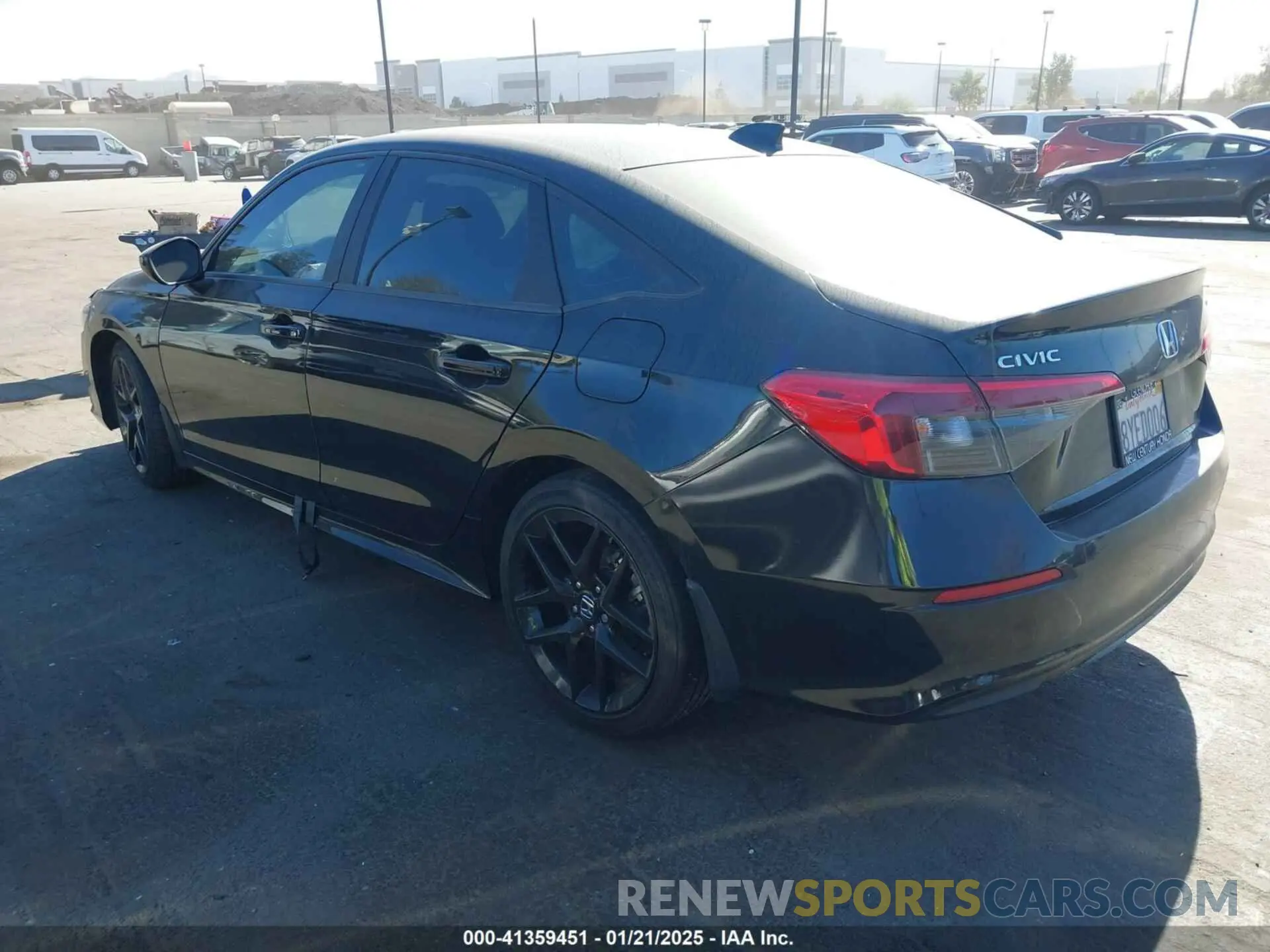 3 Photograph of a damaged car 2HGFE2F52NH518853 HONDA CIVIC 2022