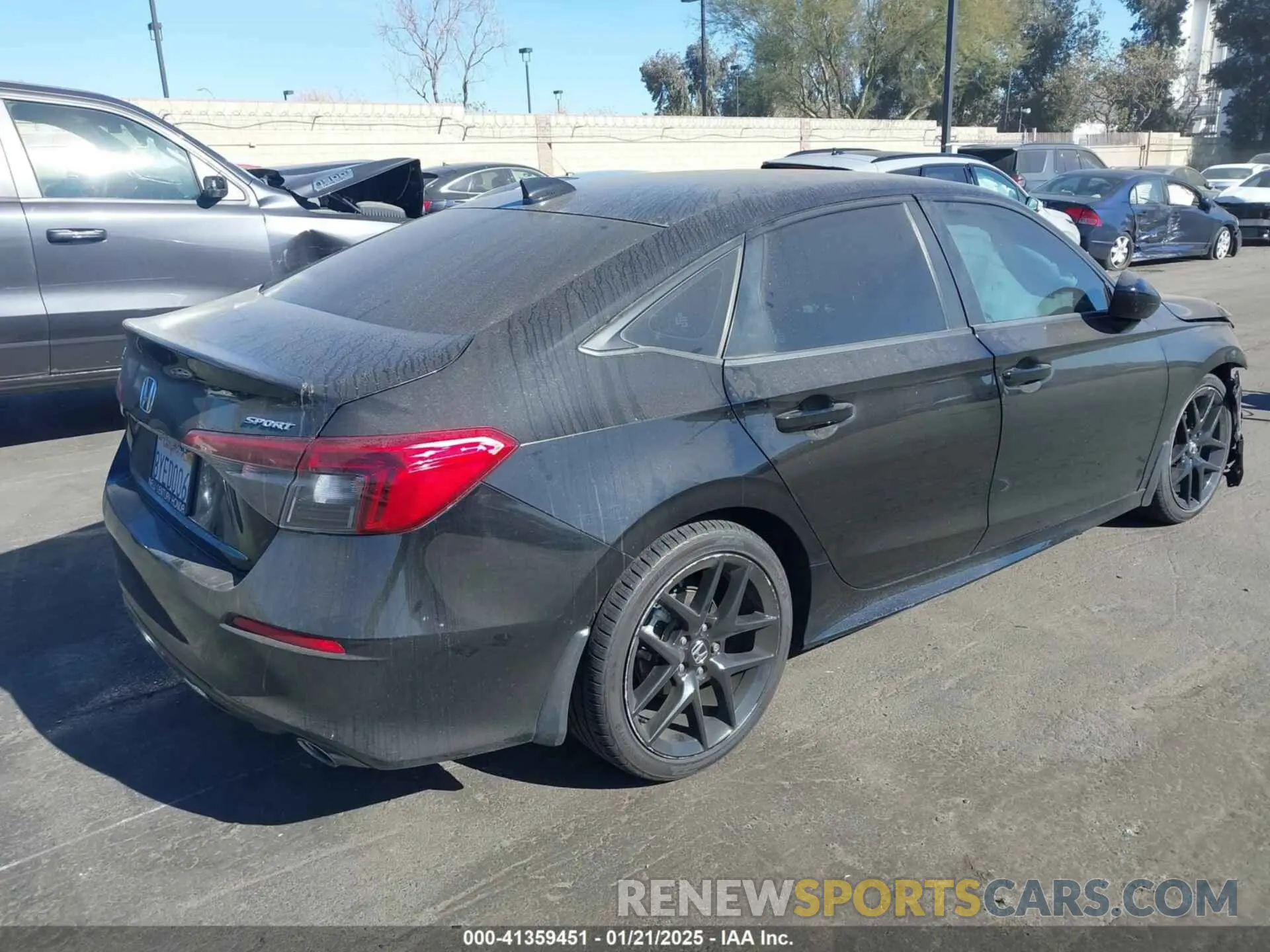 4 Photograph of a damaged car 2HGFE2F52NH518853 HONDA CIVIC 2022
