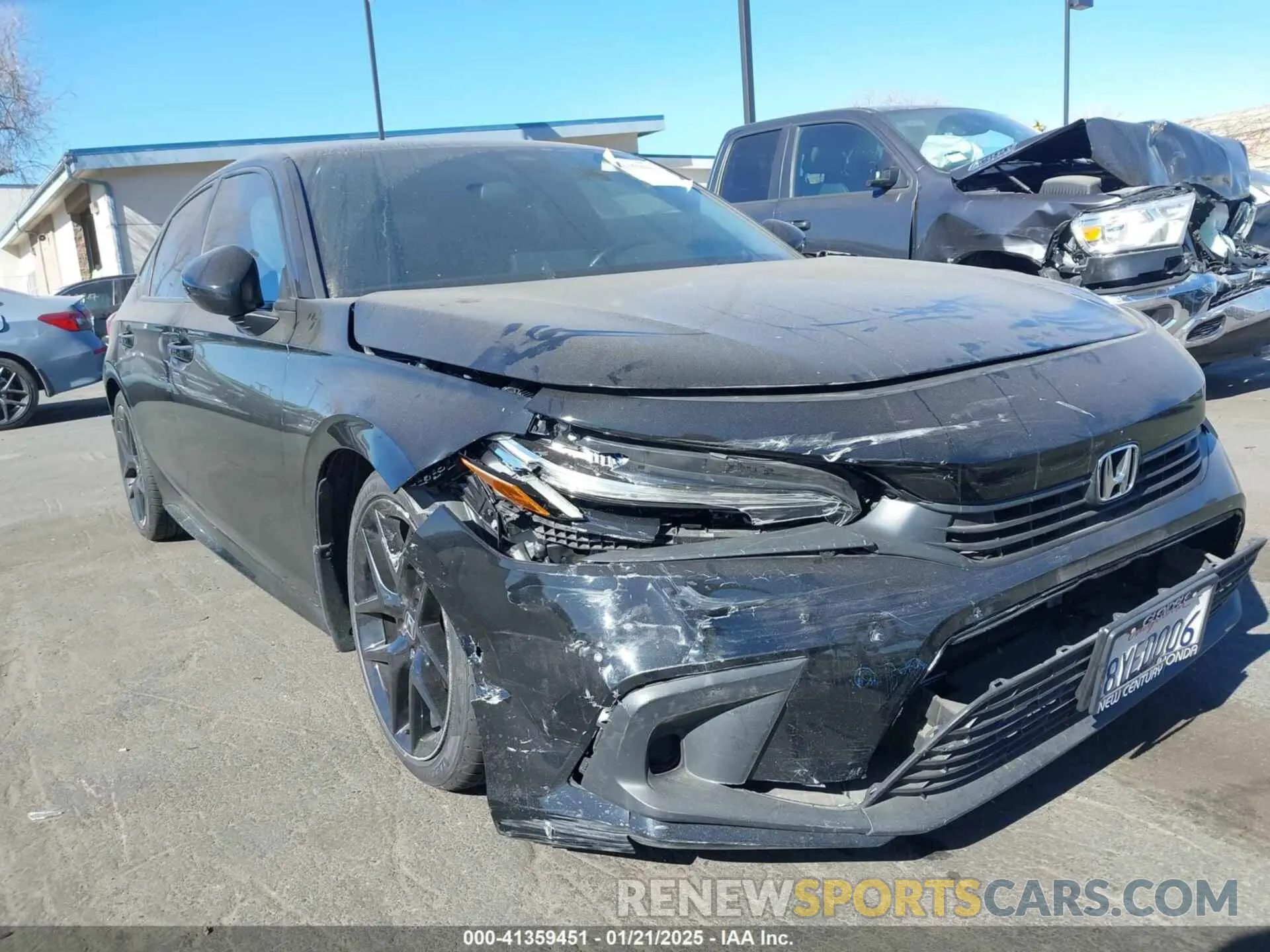 6 Photograph of a damaged car 2HGFE2F52NH518853 HONDA CIVIC 2022