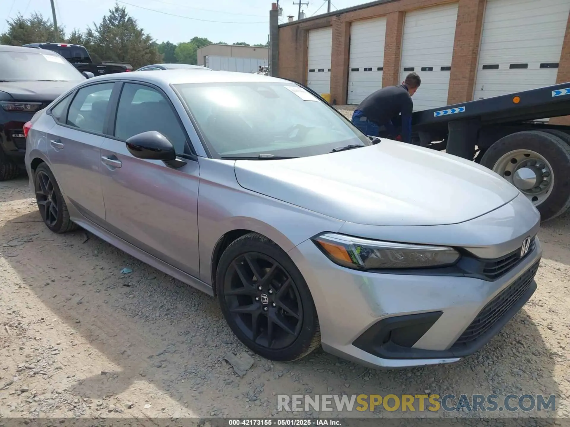 1 Photograph of a damaged car 2HGFE2F52NH527469 HONDA CIVIC 2022