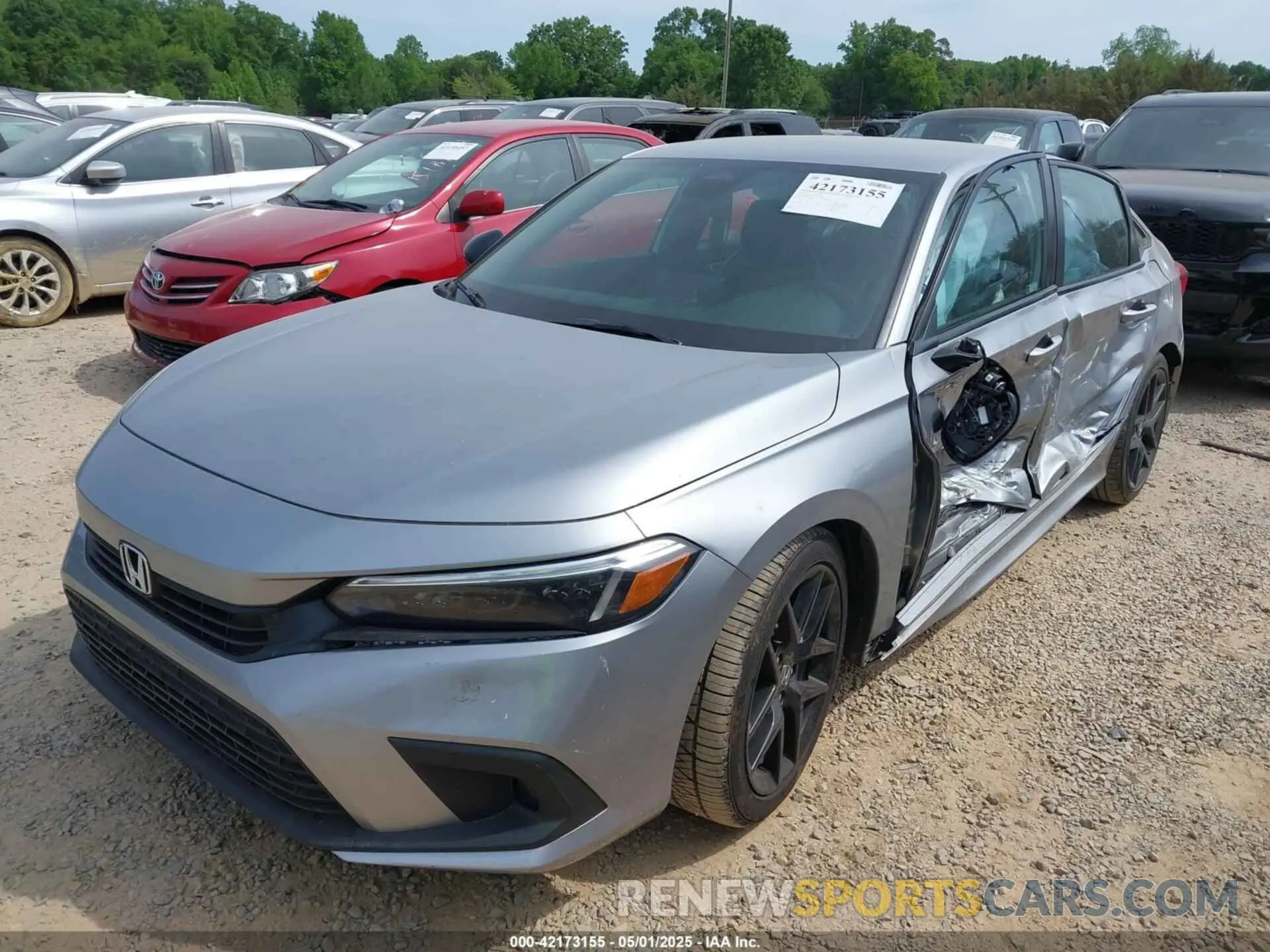 2 Photograph of a damaged car 2HGFE2F52NH527469 HONDA CIVIC 2022