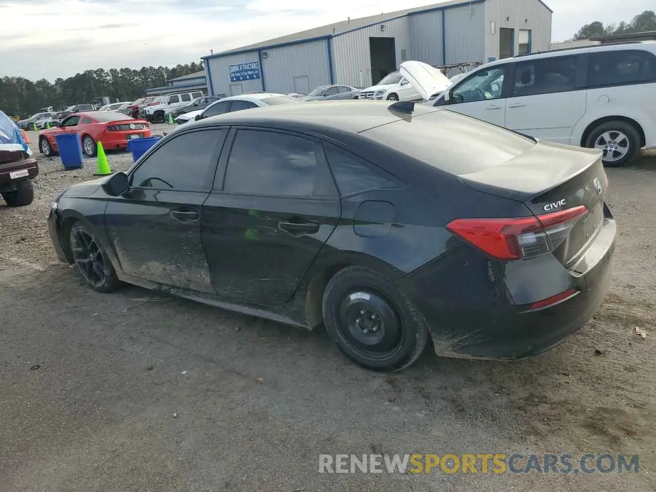 2 Photograph of a damaged car 2HGFE2F52NH534051 HONDA CIVIC 2022