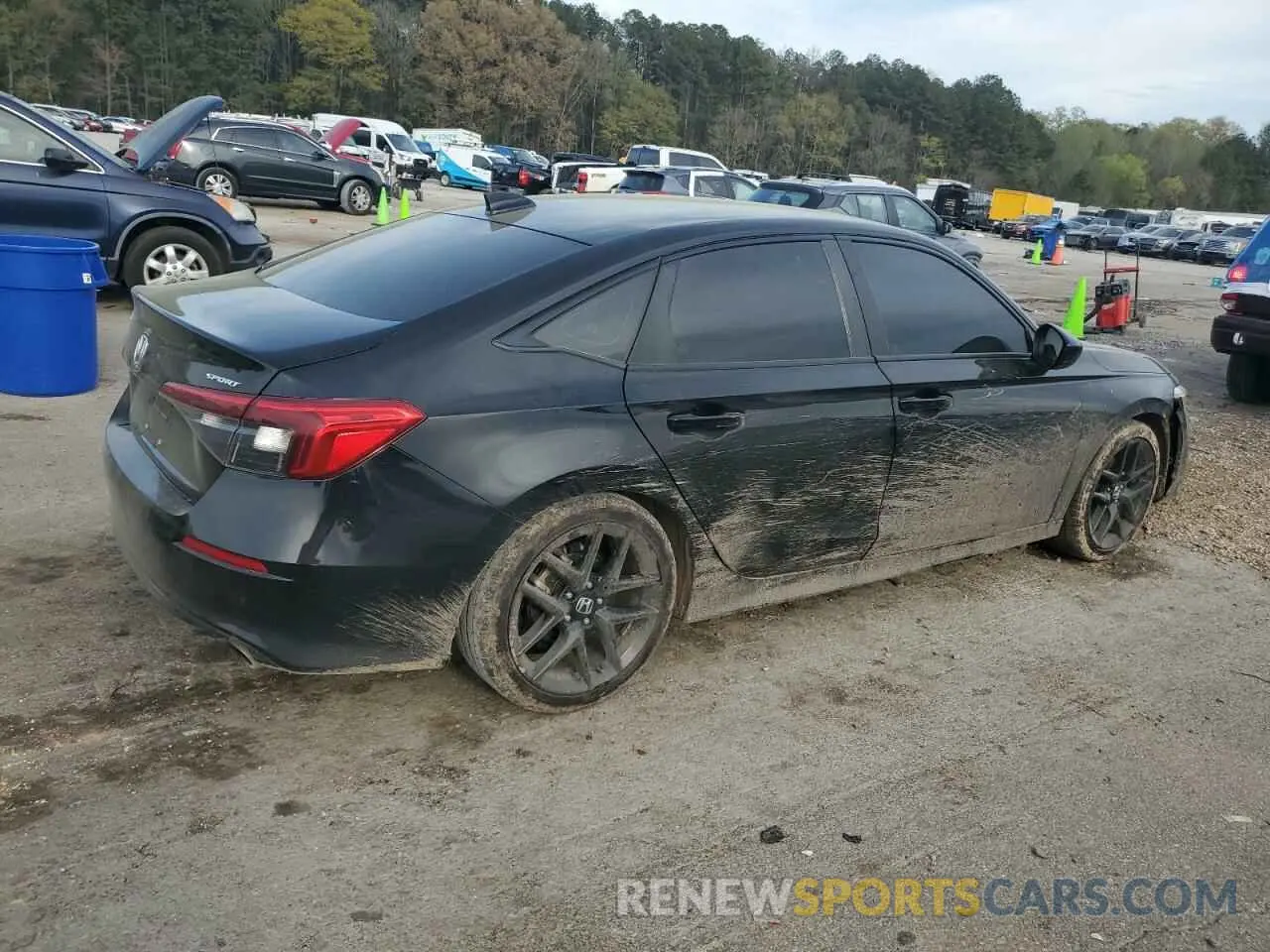 3 Photograph of a damaged car 2HGFE2F52NH534051 HONDA CIVIC 2022