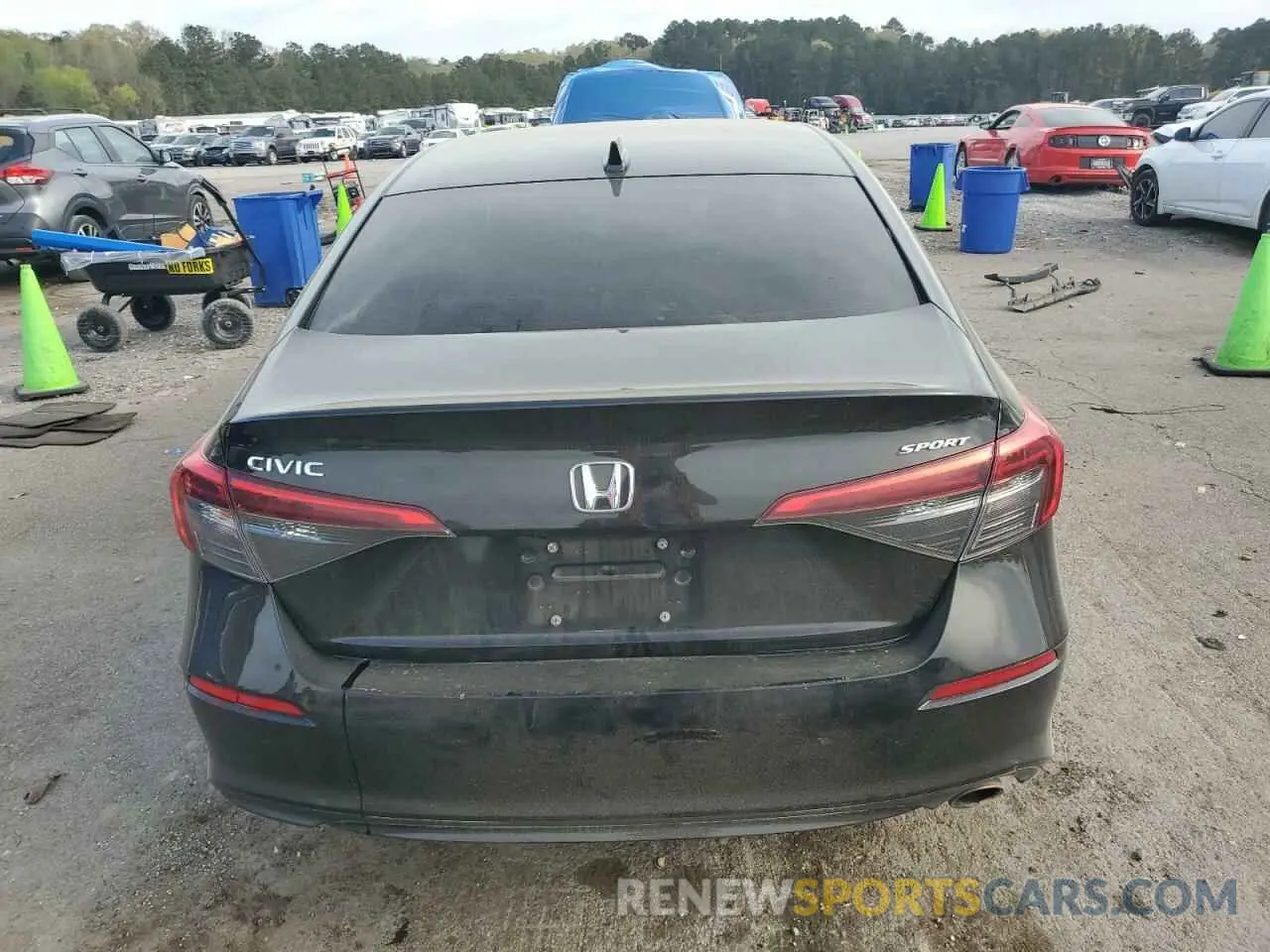 6 Photograph of a damaged car 2HGFE2F52NH534051 HONDA CIVIC 2022