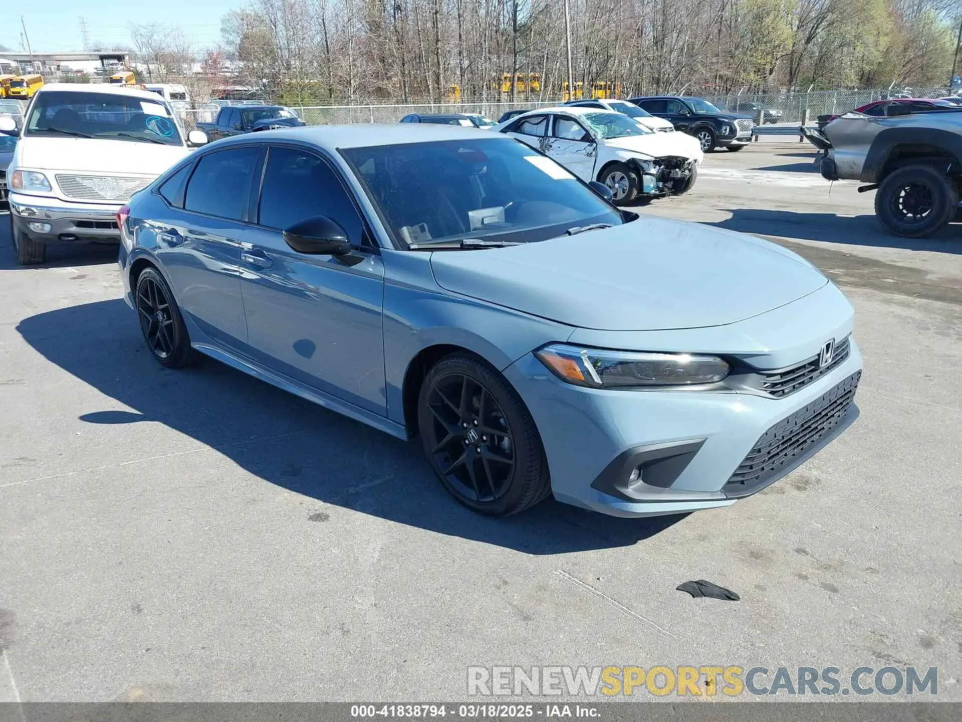 1 Photograph of a damaged car 2HGFE2F52NH538066 HONDA CIVIC 2022