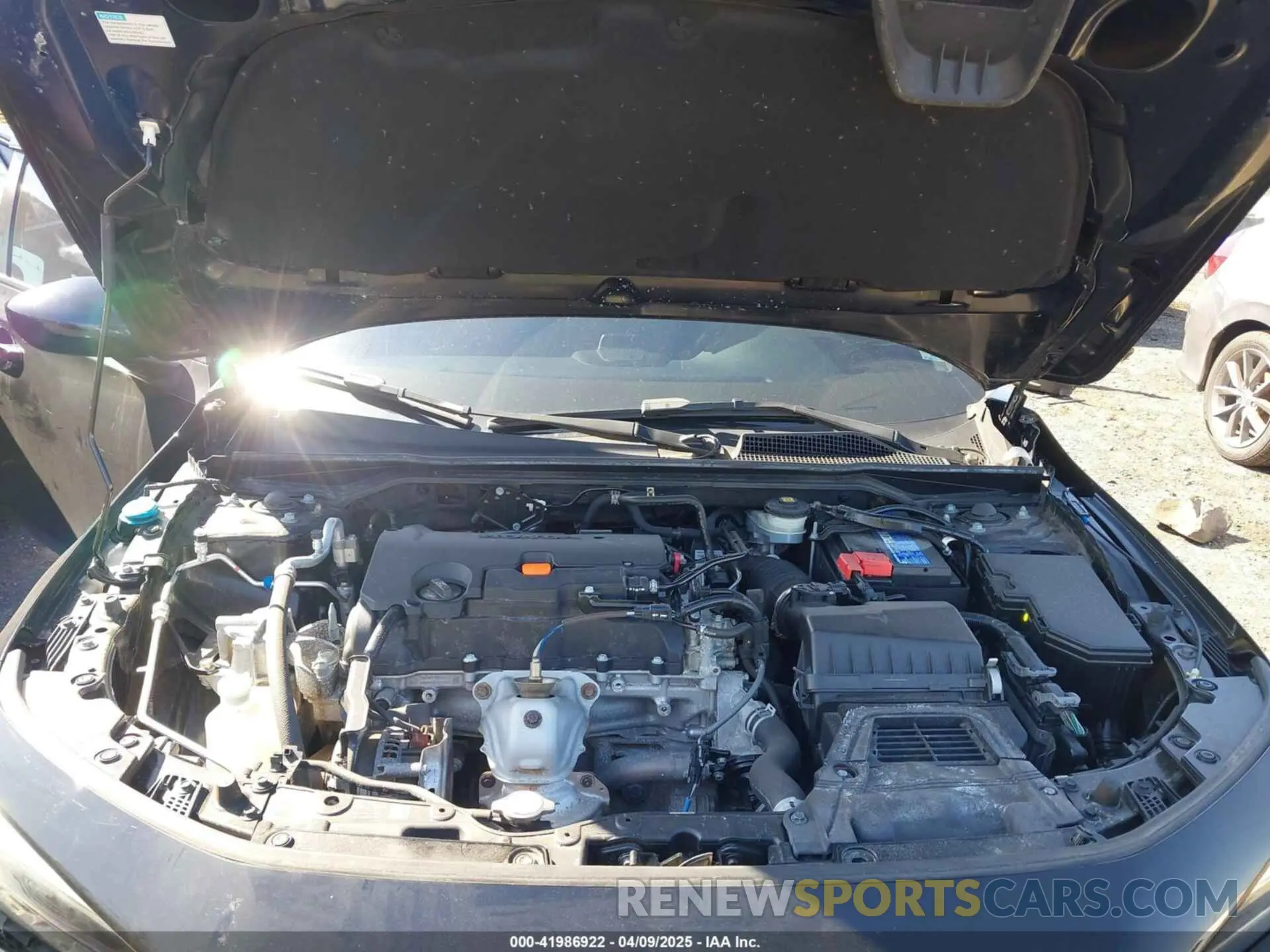 10 Photograph of a damaged car 2HGFE2F52NH539038 HONDA CIVIC 2022