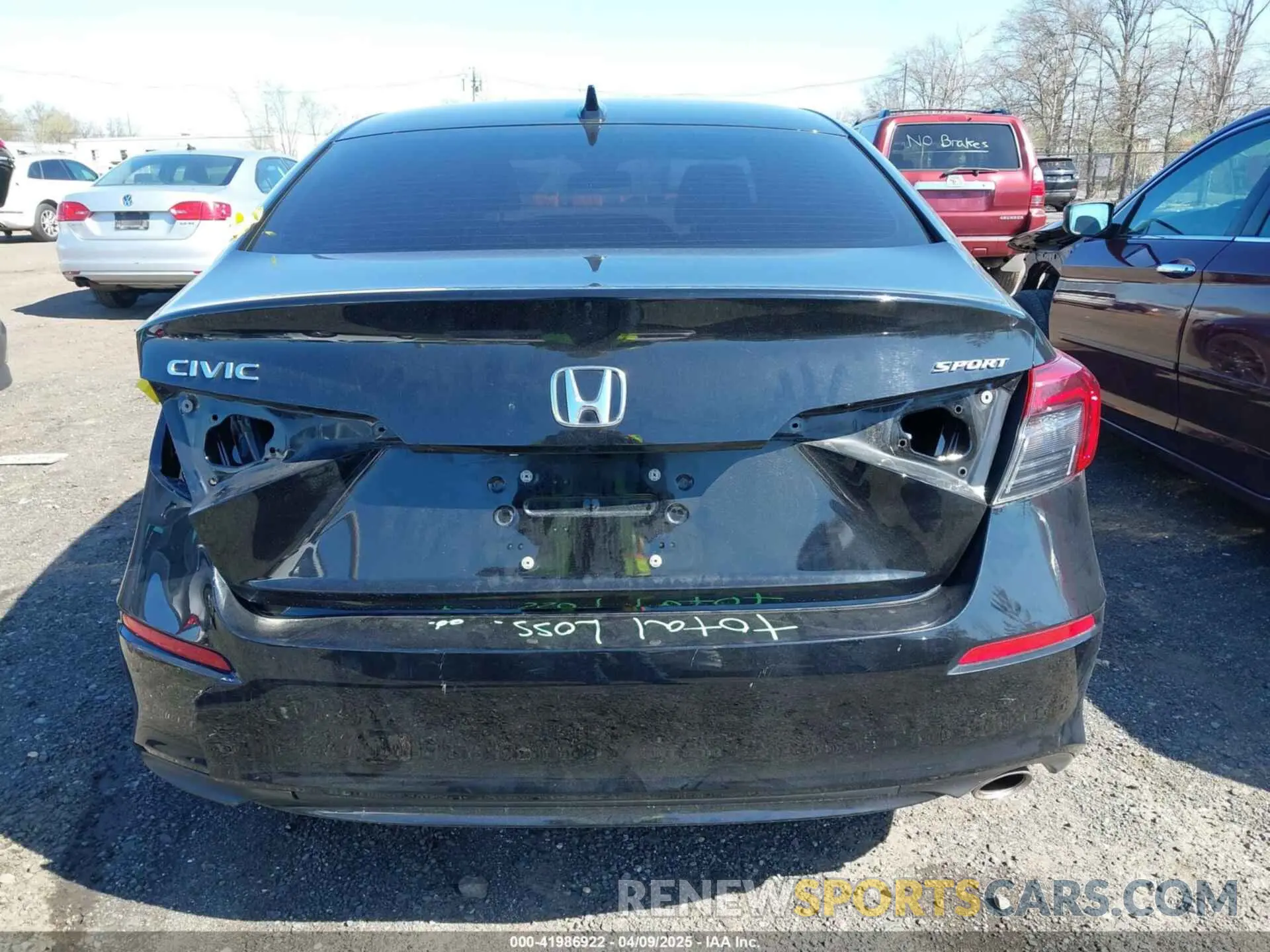 16 Photograph of a damaged car 2HGFE2F52NH539038 HONDA CIVIC 2022