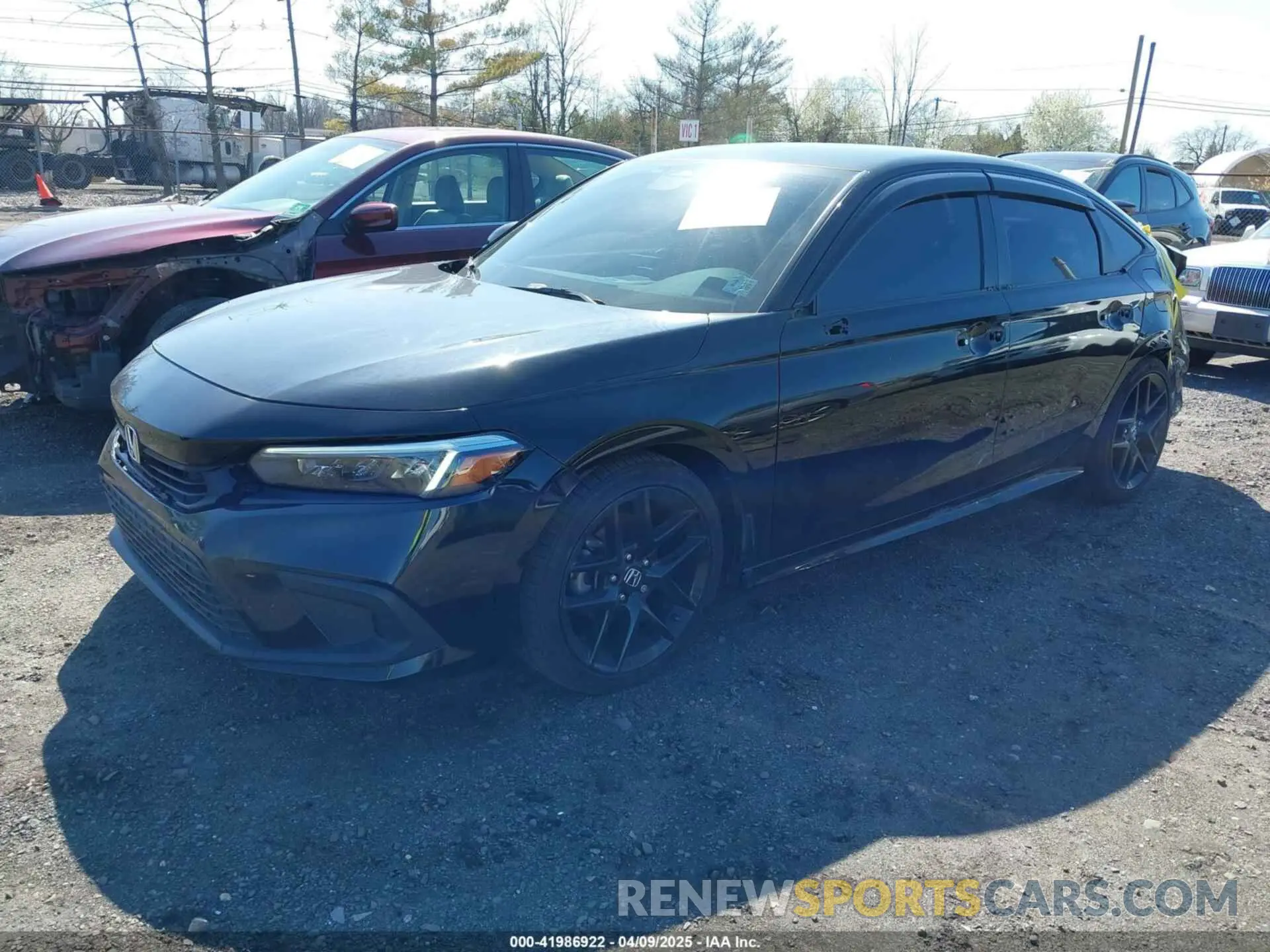 2 Photograph of a damaged car 2HGFE2F52NH539038 HONDA CIVIC 2022
