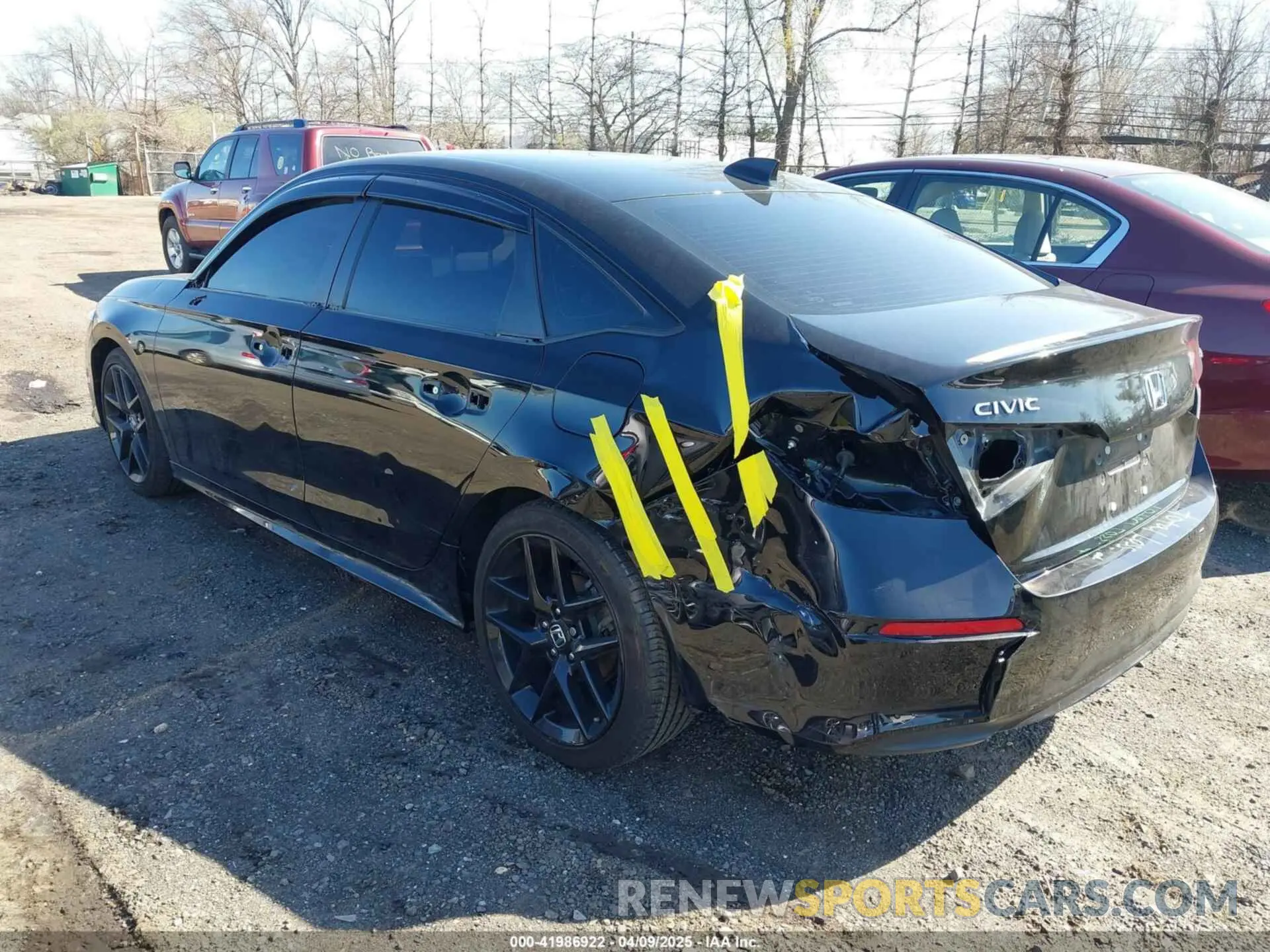 3 Photograph of a damaged car 2HGFE2F52NH539038 HONDA CIVIC 2022