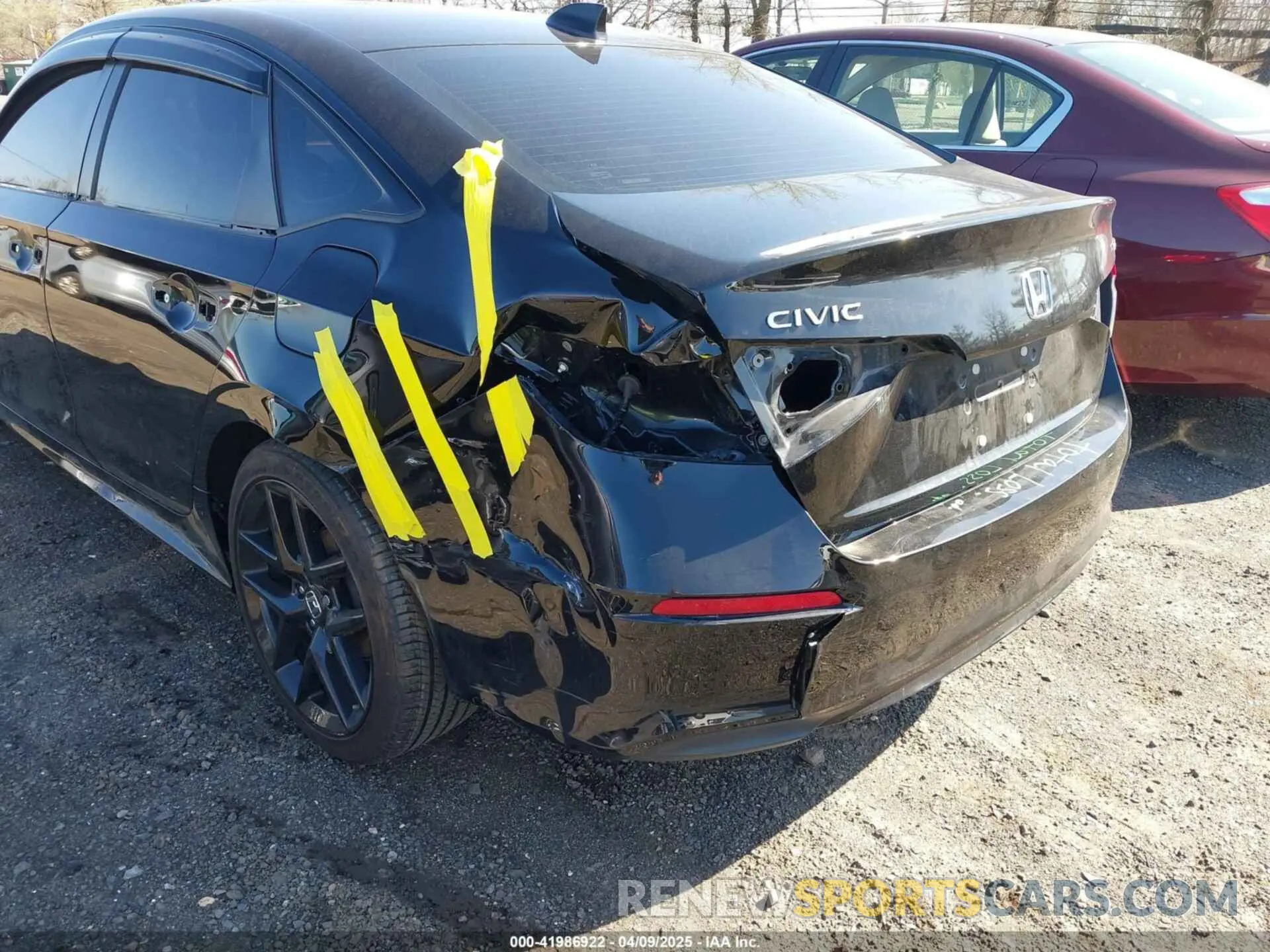 6 Photograph of a damaged car 2HGFE2F52NH539038 HONDA CIVIC 2022
