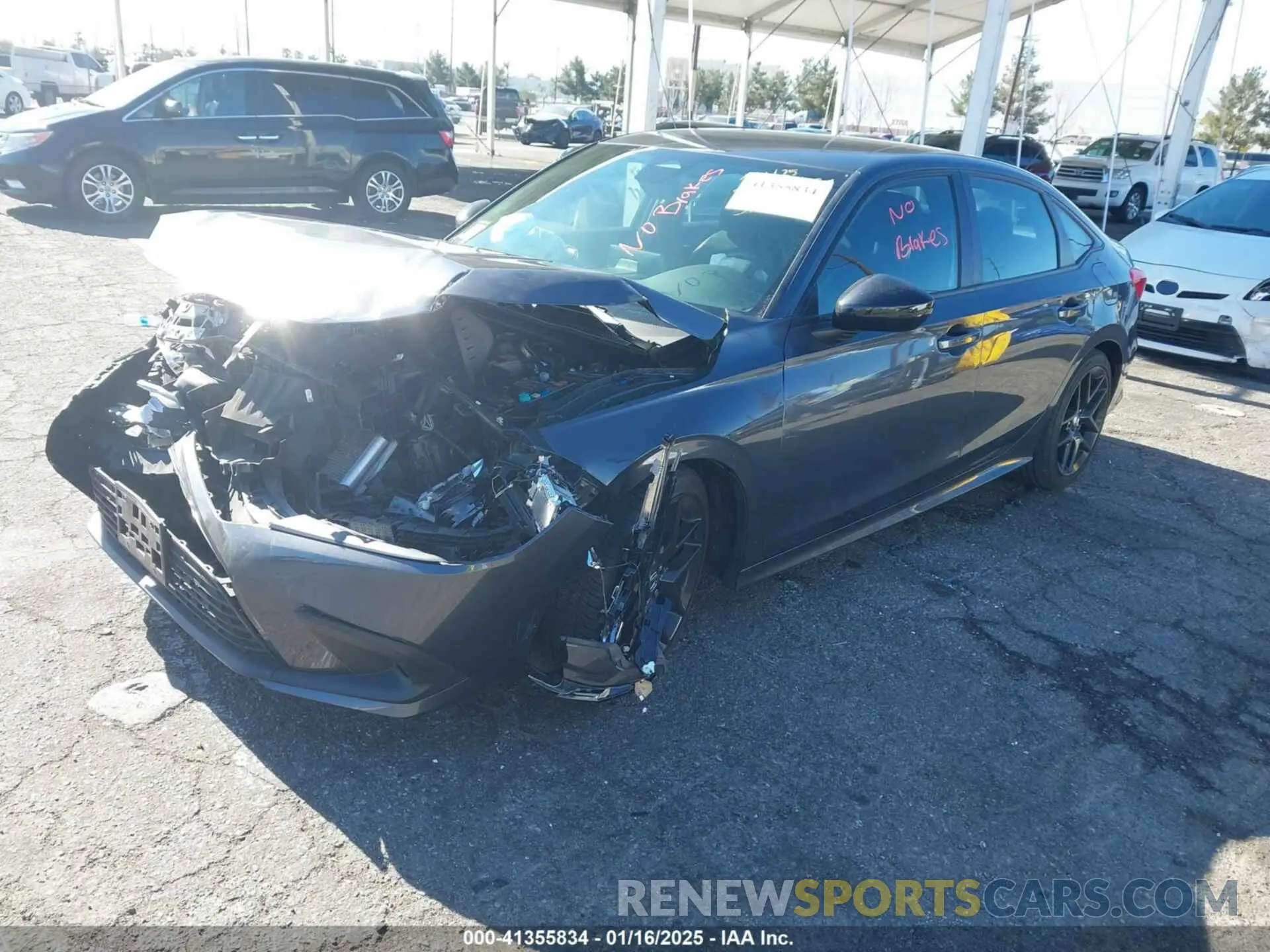 2 Photograph of a damaged car 2HGFE2F52NH540206 HONDA CIVIC 2022