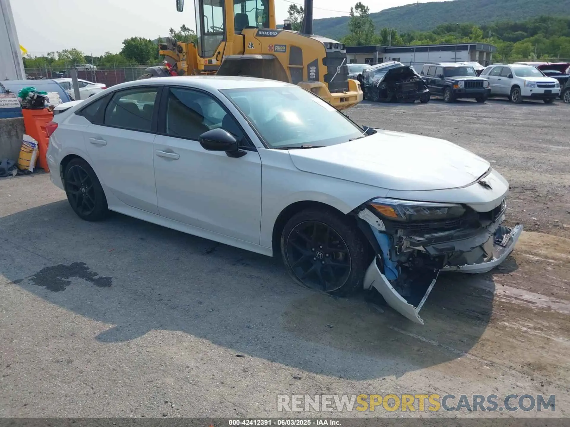 1 Photograph of a damaged car 2HGFE2F52NH541145 HONDA CIVIC 2022