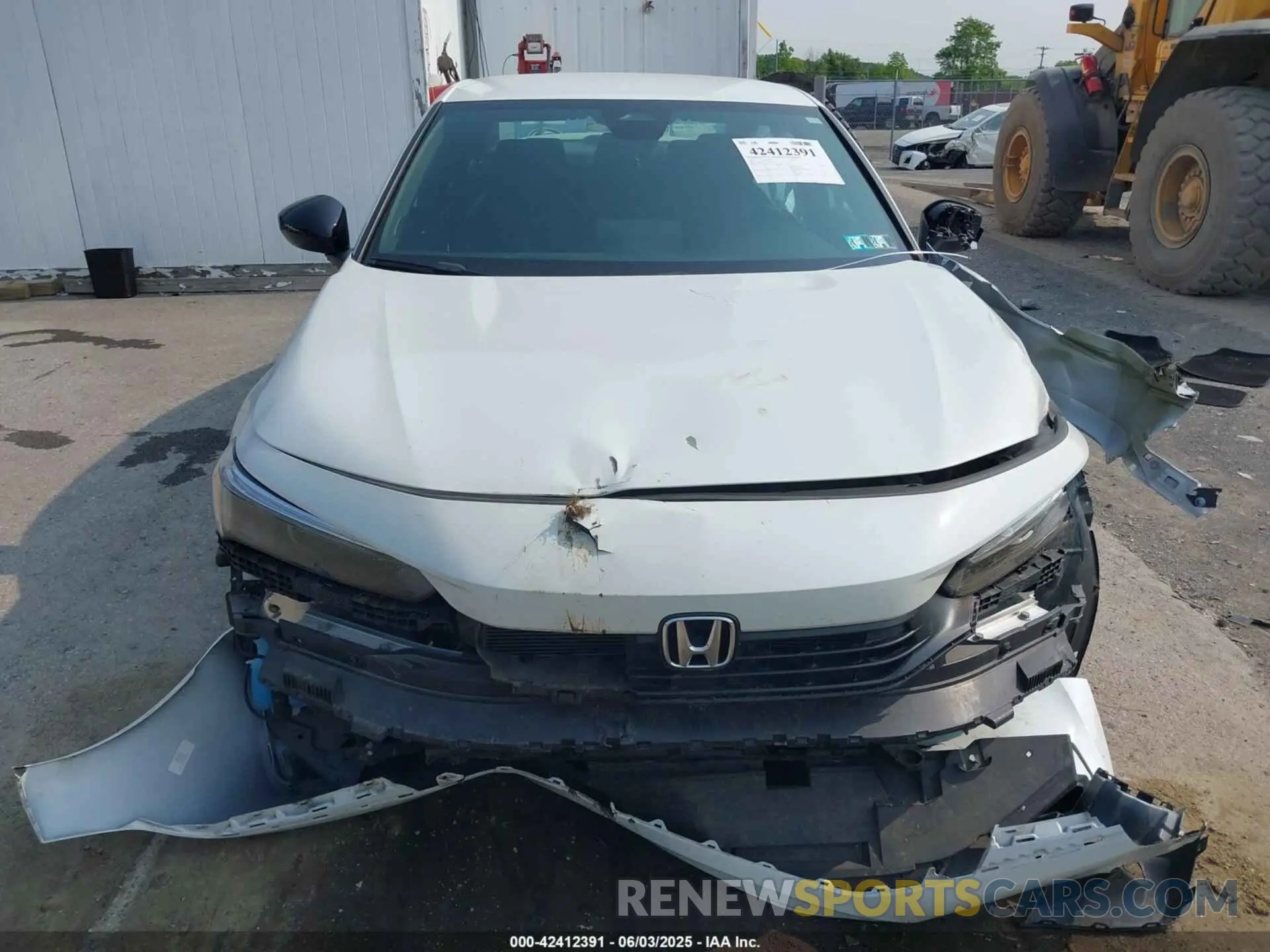11 Photograph of a damaged car 2HGFE2F52NH541145 HONDA CIVIC 2022