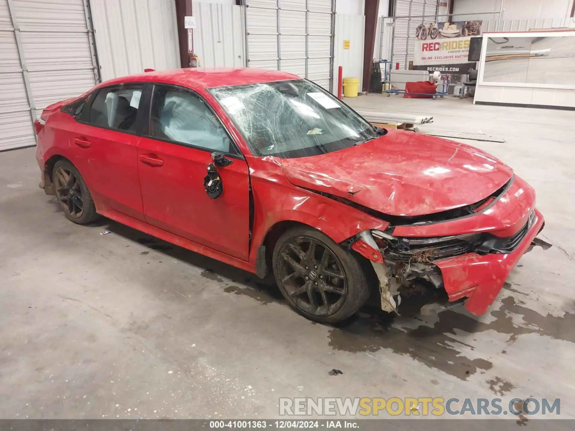 1 Photograph of a damaged car 2HGFE2F52NH542246 HONDA CIVIC 2022