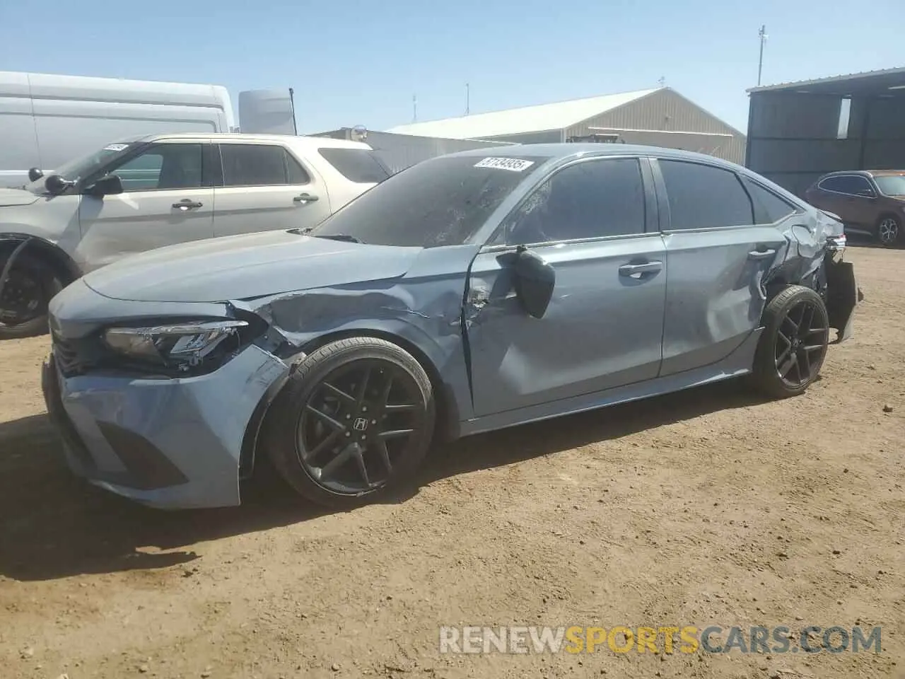 1 Photograph of a damaged car 2HGFE2F52NH545213 HONDA CIVIC 2022