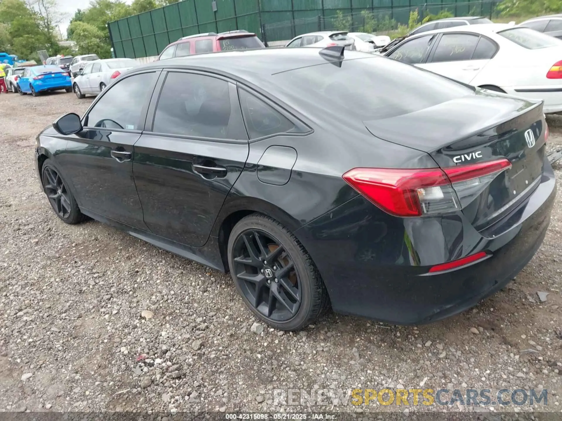 3 Photograph of a damaged car 2HGFE2F52NH552470 HONDA CIVIC 2022