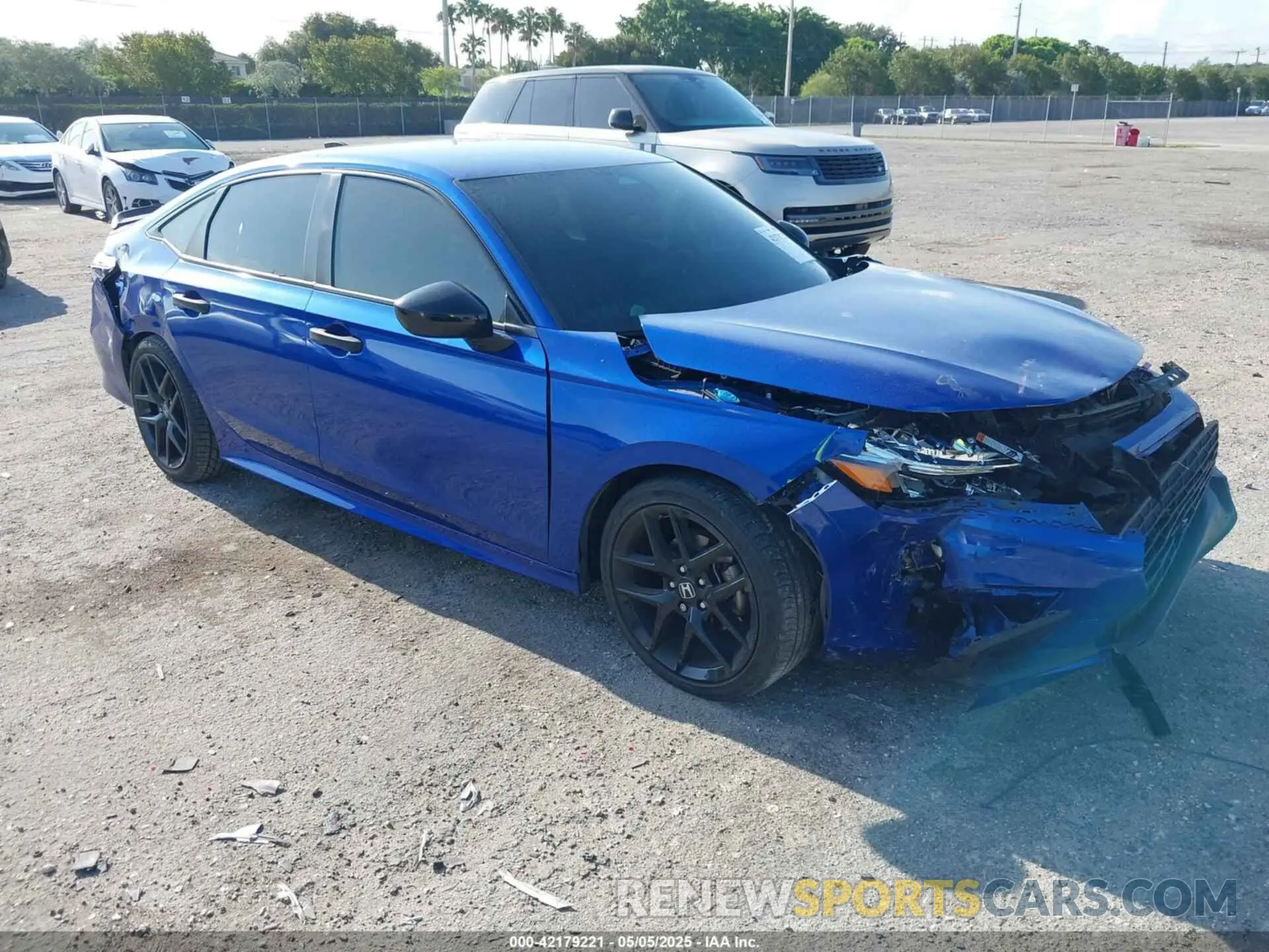 1 Photograph of a damaged car 2HGFE2F52NH558057 HONDA CIVIC 2022