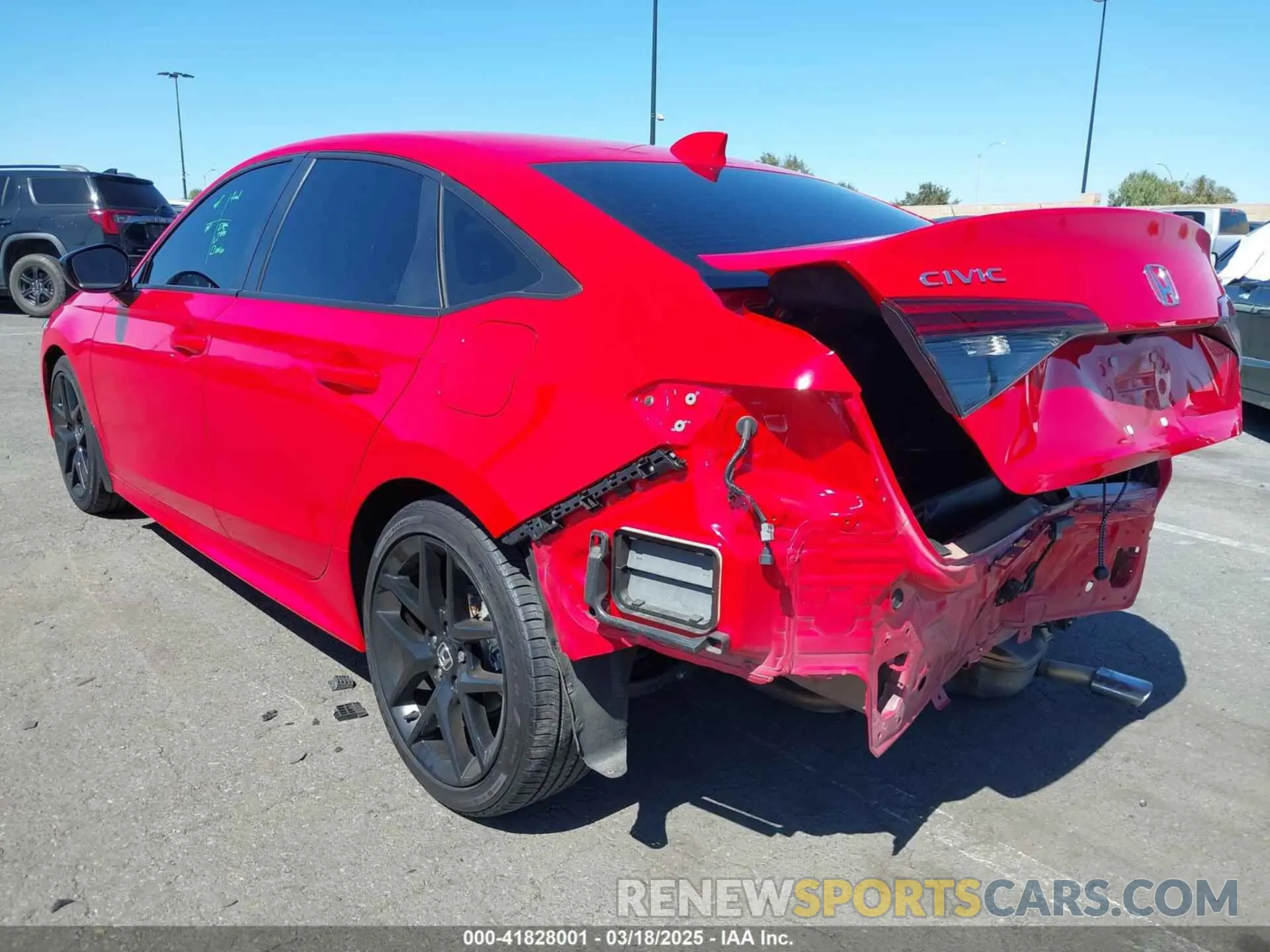 3 Photograph of a damaged car 2HGFE2F52NH559063 HONDA CIVIC 2022