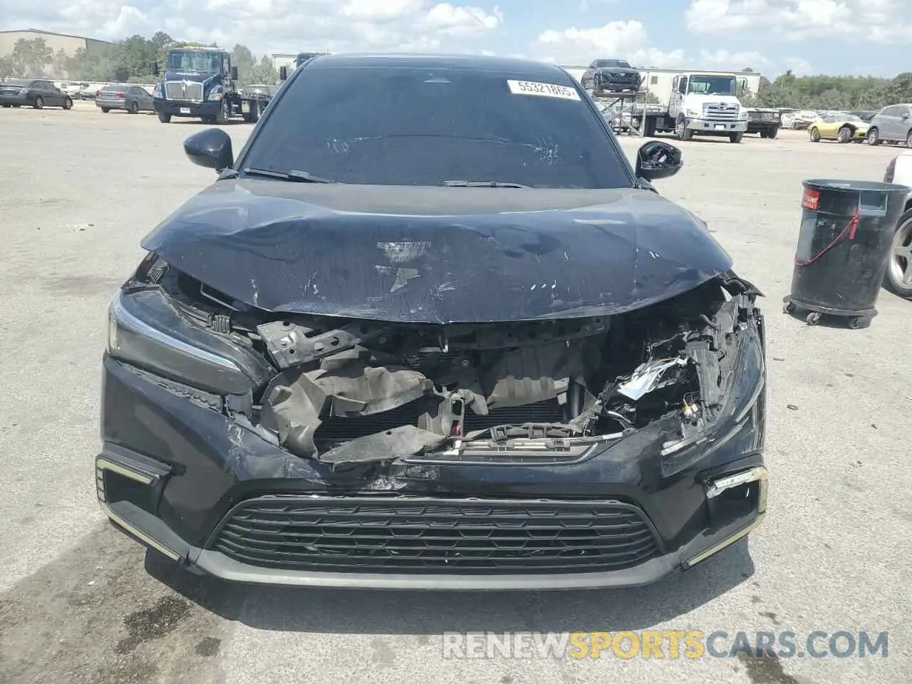 5 Photograph of a damaged car 2HGFE2F52NH568748 HONDA CIVIC 2022