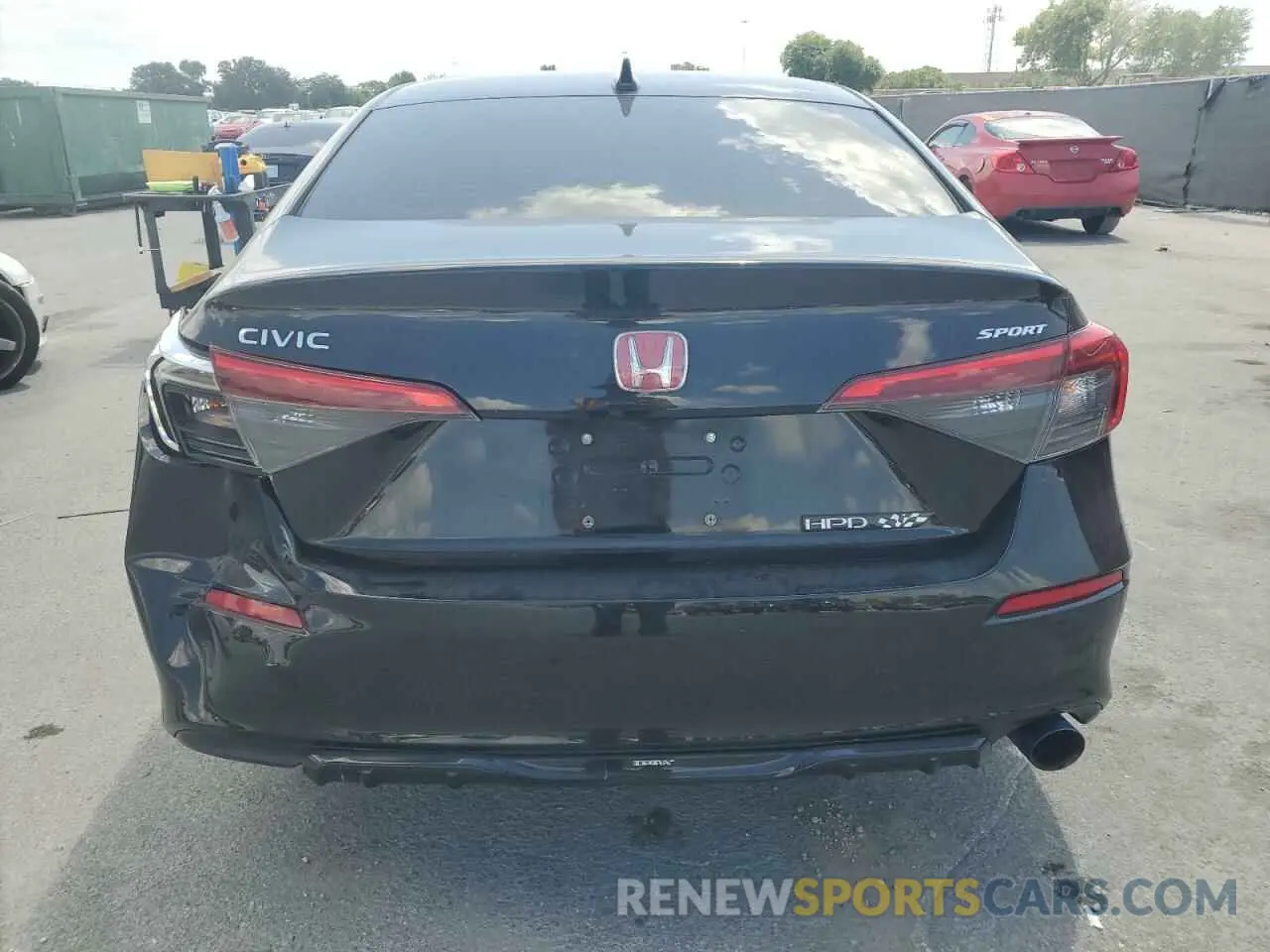 6 Photograph of a damaged car 2HGFE2F52NH568748 HONDA CIVIC 2022