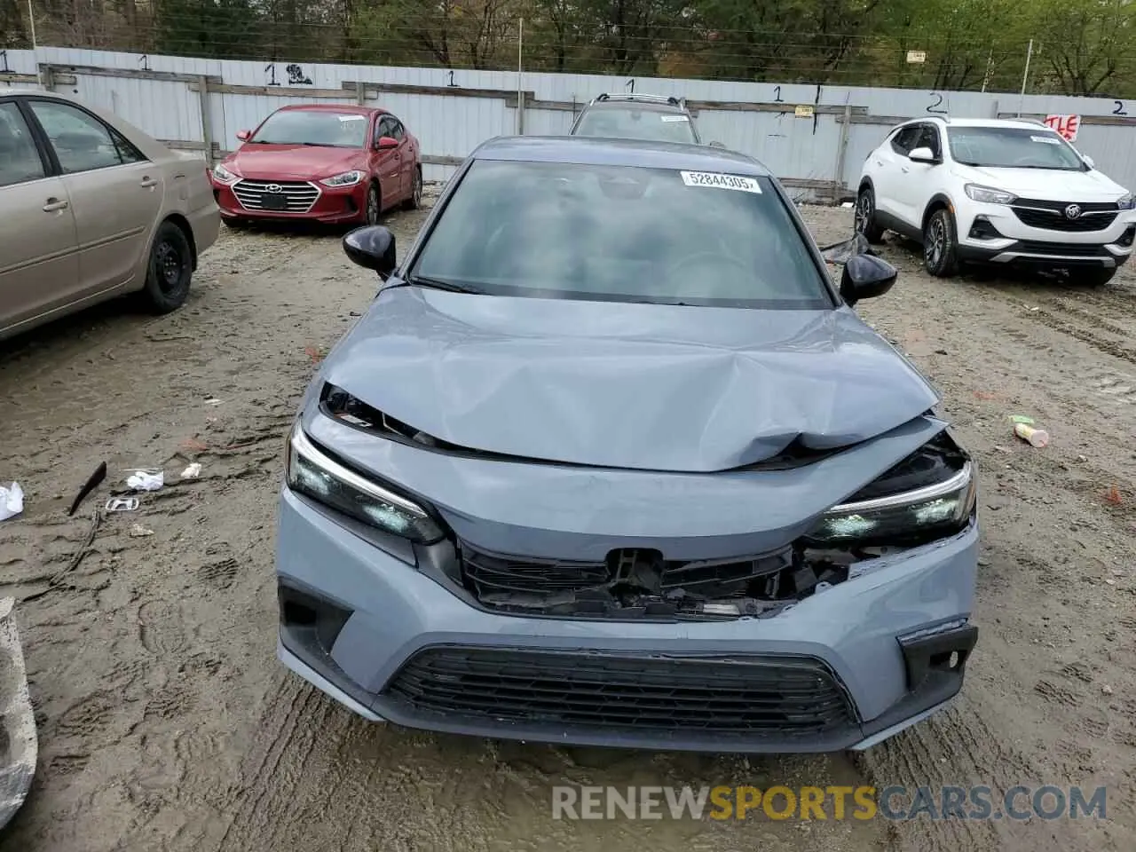 5 Photograph of a damaged car 2HGFE2F52NH568961 HONDA CIVIC 2022