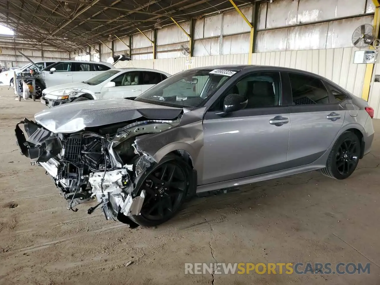 1 Photograph of a damaged car 2HGFE2F52NH573206 HONDA CIVIC 2022