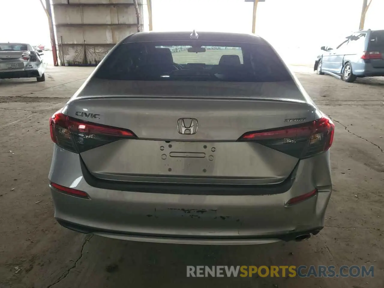 6 Photograph of a damaged car 2HGFE2F52NH573206 HONDA CIVIC 2022