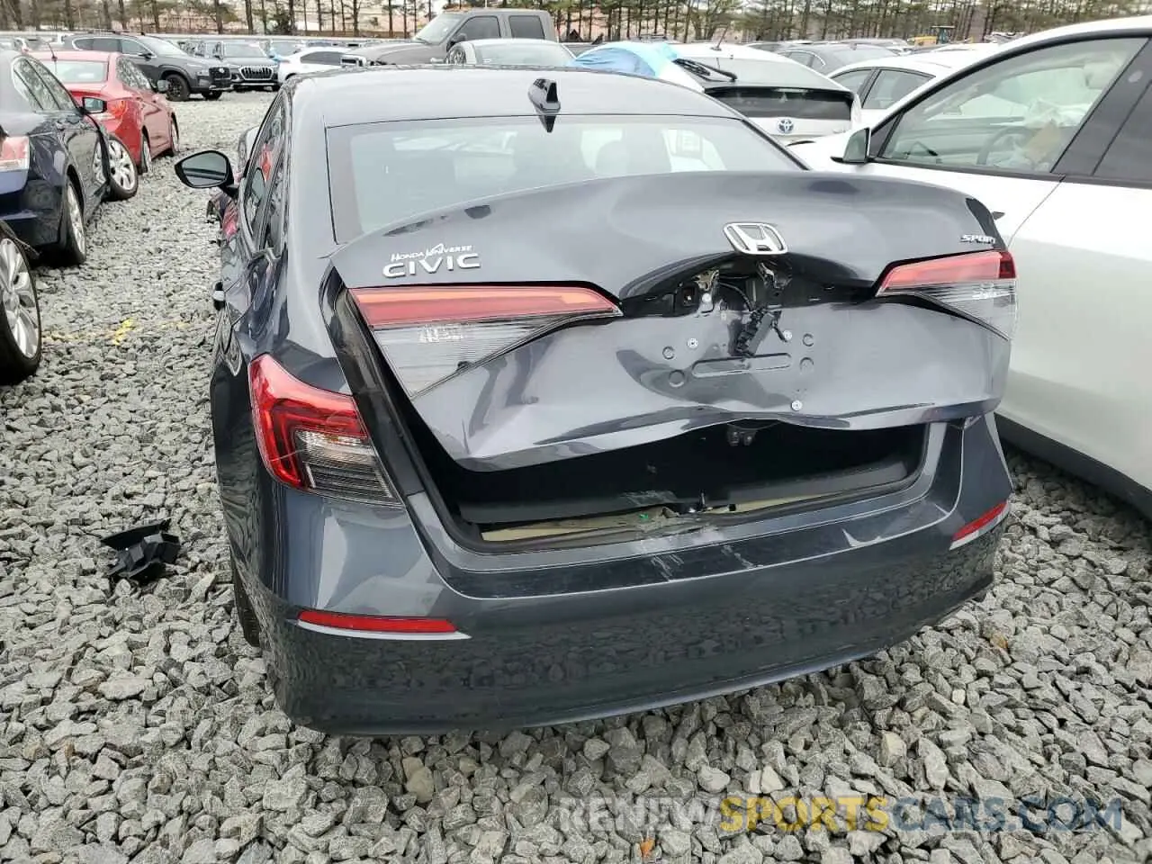 6 Photograph of a damaged car 2HGFE2F52NH582682 HONDA CIVIC 2022