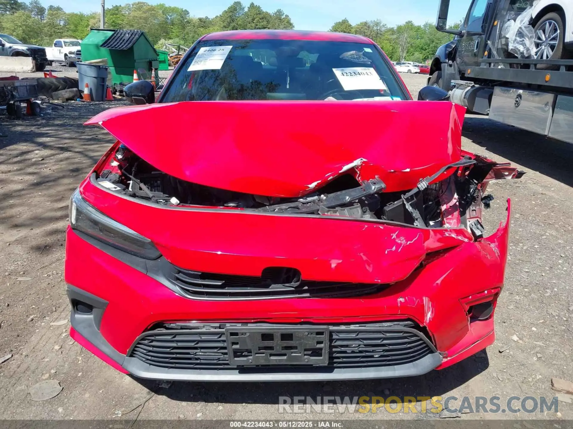 12 Photograph of a damaged car 2HGFE2F52NH583170 HONDA CIVIC 2022
