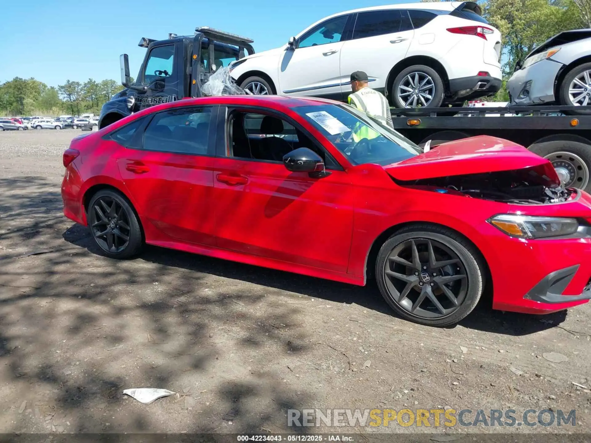 13 Photograph of a damaged car 2HGFE2F52NH583170 HONDA CIVIC 2022