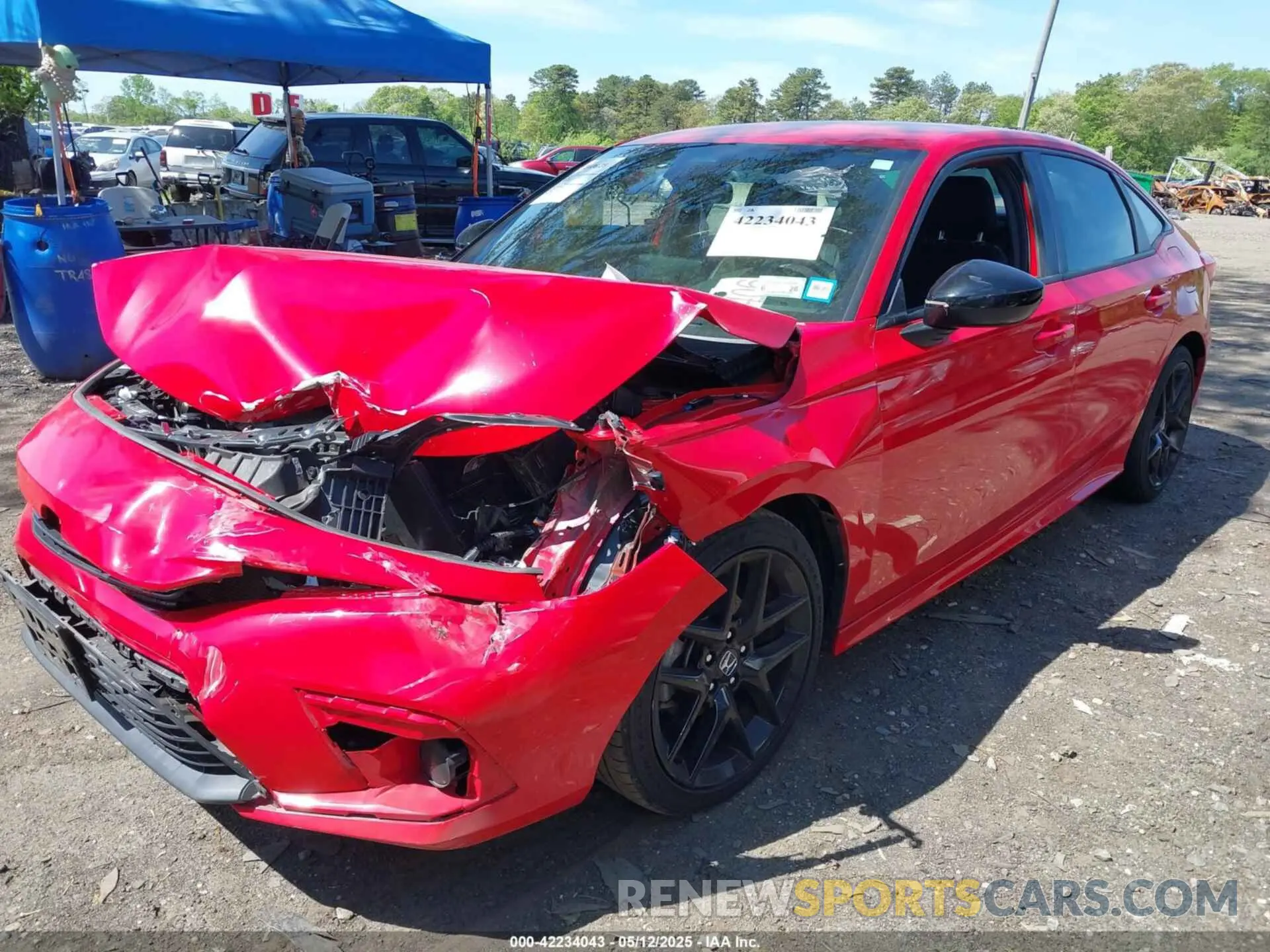 2 Photograph of a damaged car 2HGFE2F52NH583170 HONDA CIVIC 2022