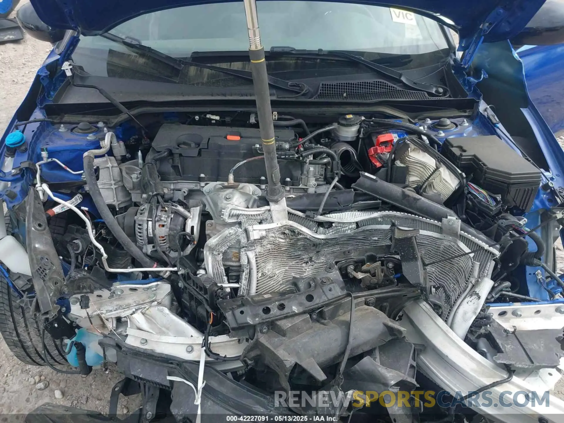 10 Photograph of a damaged car 2HGFE2F52NH584884 HONDA CIVIC 2022