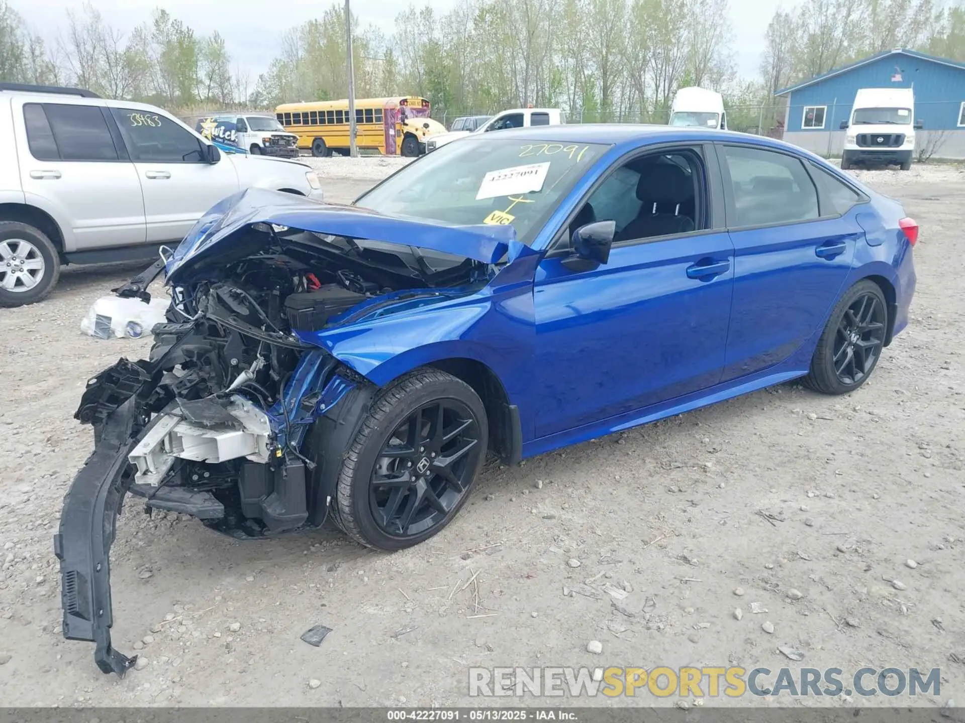 2 Photograph of a damaged car 2HGFE2F52NH584884 HONDA CIVIC 2022