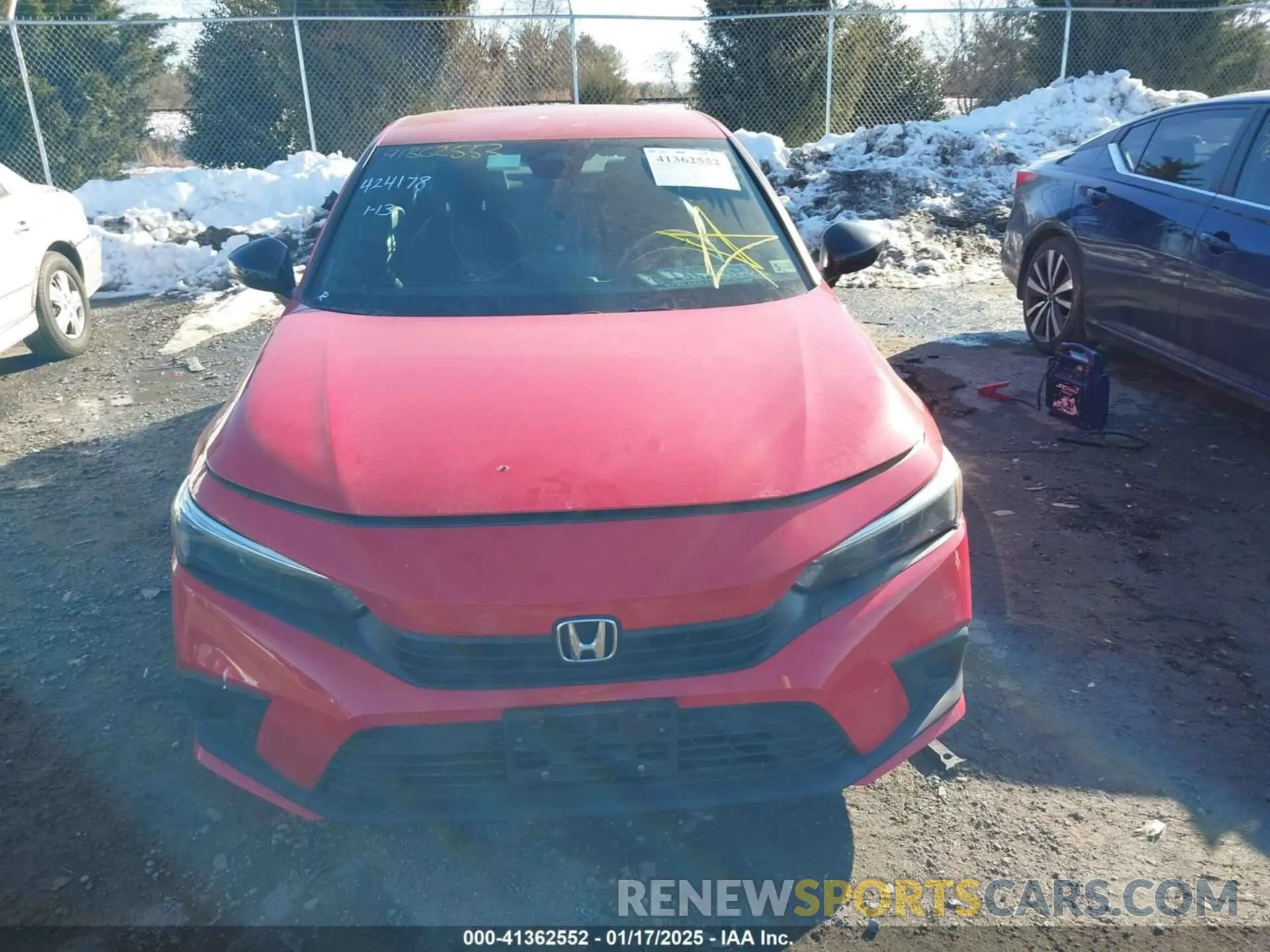 11 Photograph of a damaged car 2HGFE2F52NH587039 HONDA CIVIC 2022