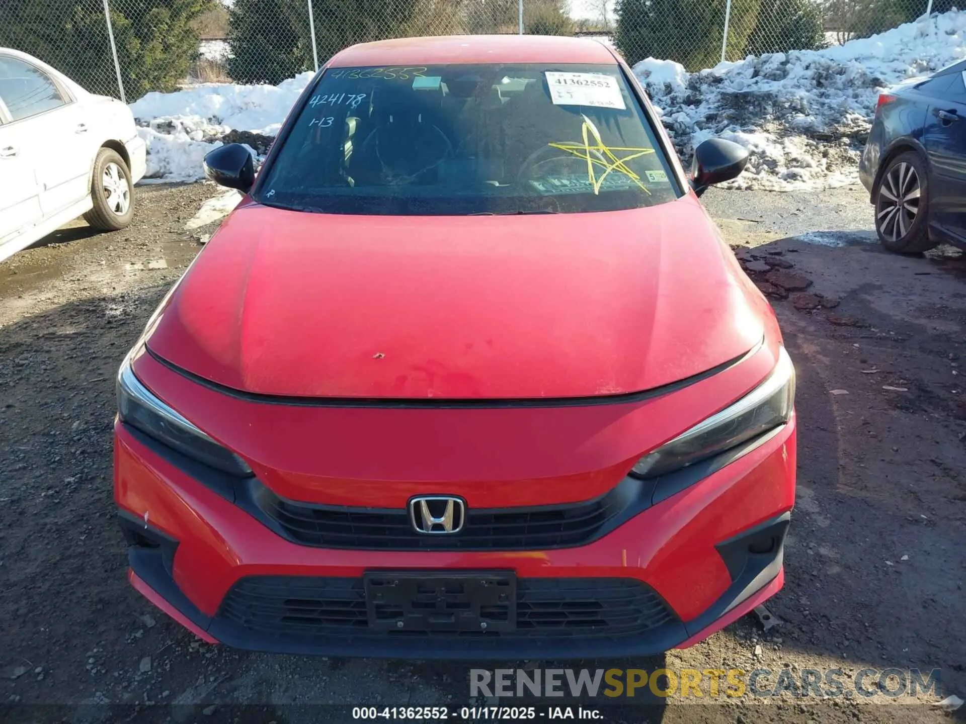 6 Photograph of a damaged car 2HGFE2F52NH587039 HONDA CIVIC 2022
