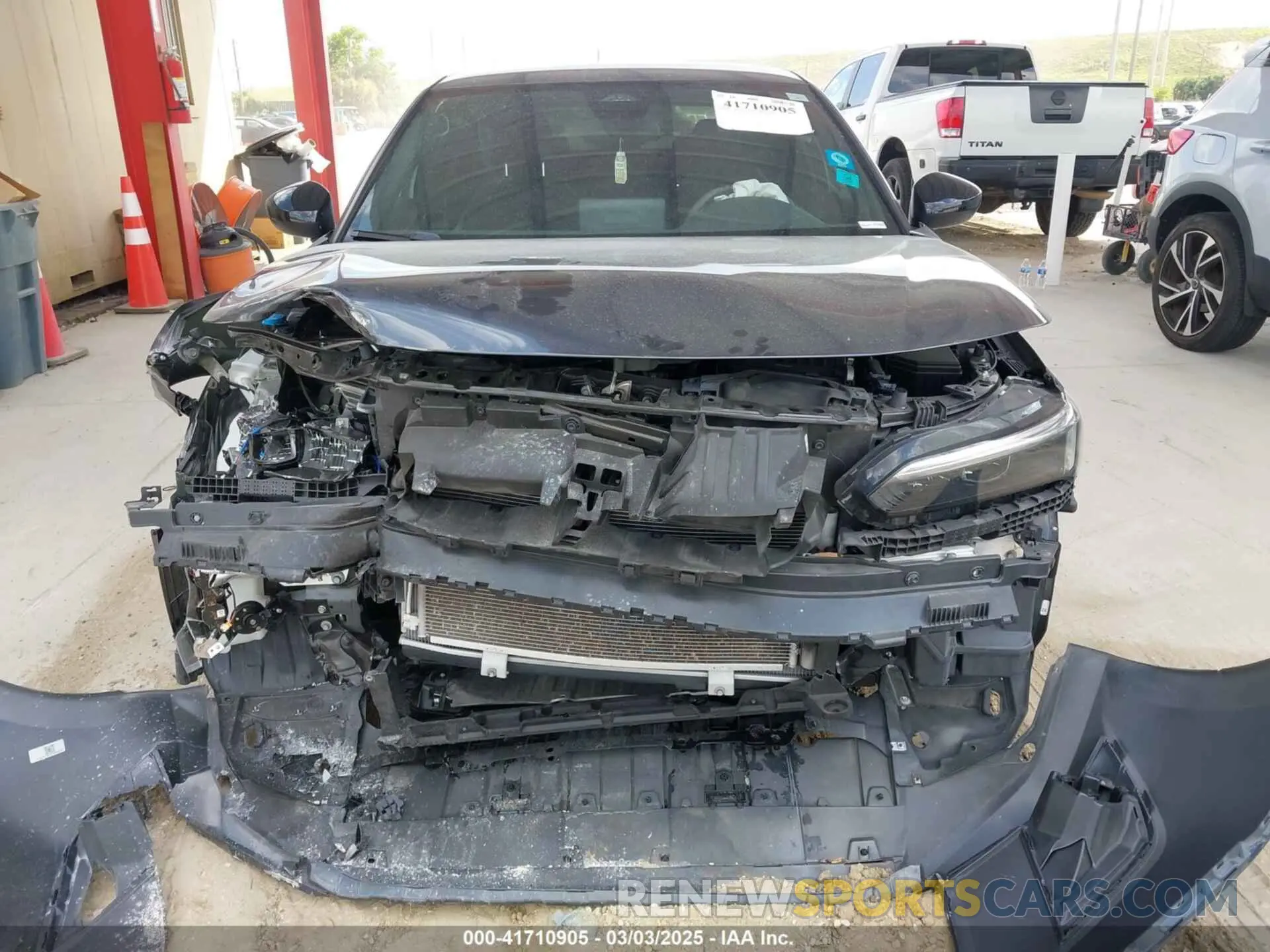 6 Photograph of a damaged car 2HGFE2F52NH596002 HONDA CIVIC 2022