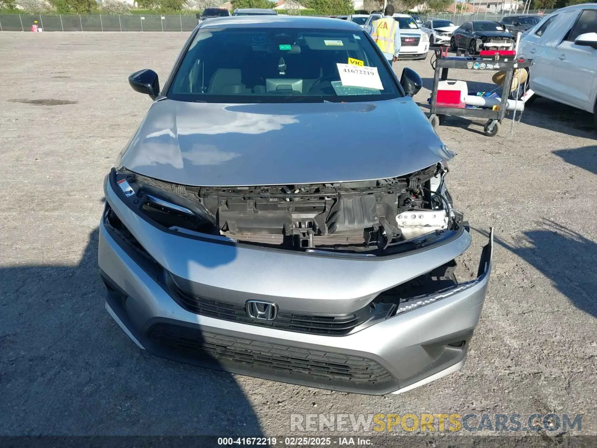11 Photograph of a damaged car 2HGFE2F52NH597599 HONDA CIVIC 2022