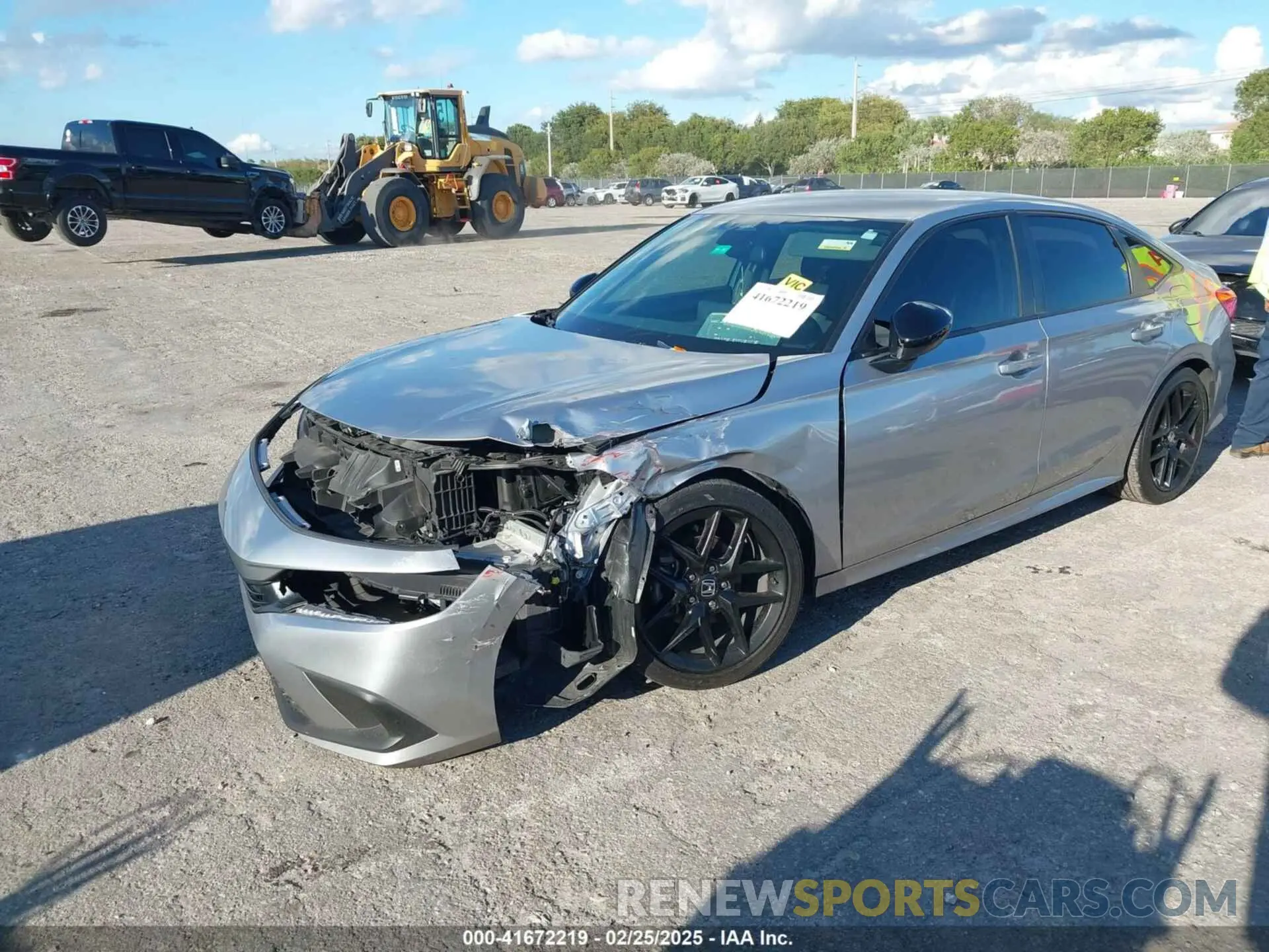 2 Photograph of a damaged car 2HGFE2F52NH597599 HONDA CIVIC 2022