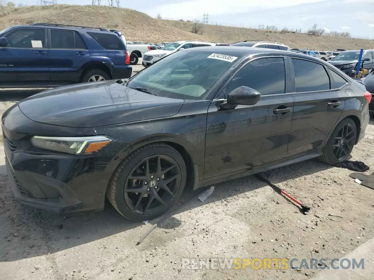 1 Photograph of a damaged car 2HGFE2F52NH600338 HONDA CIVIC 2022