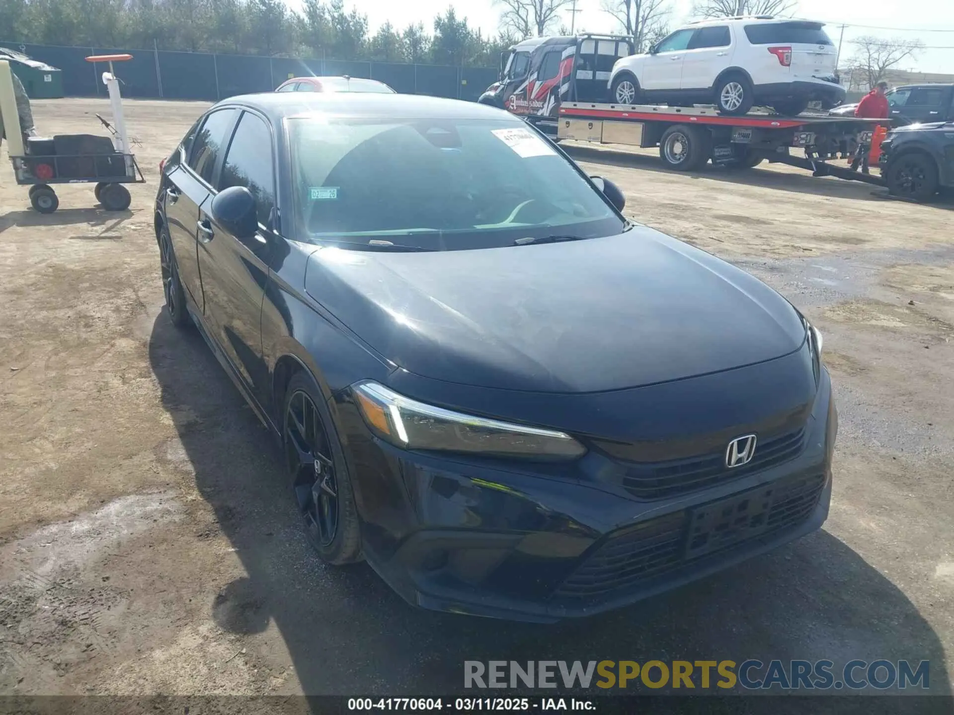 1 Photograph of a damaged car 2HGFE2F52NH600629 HONDA CIVIC 2022
